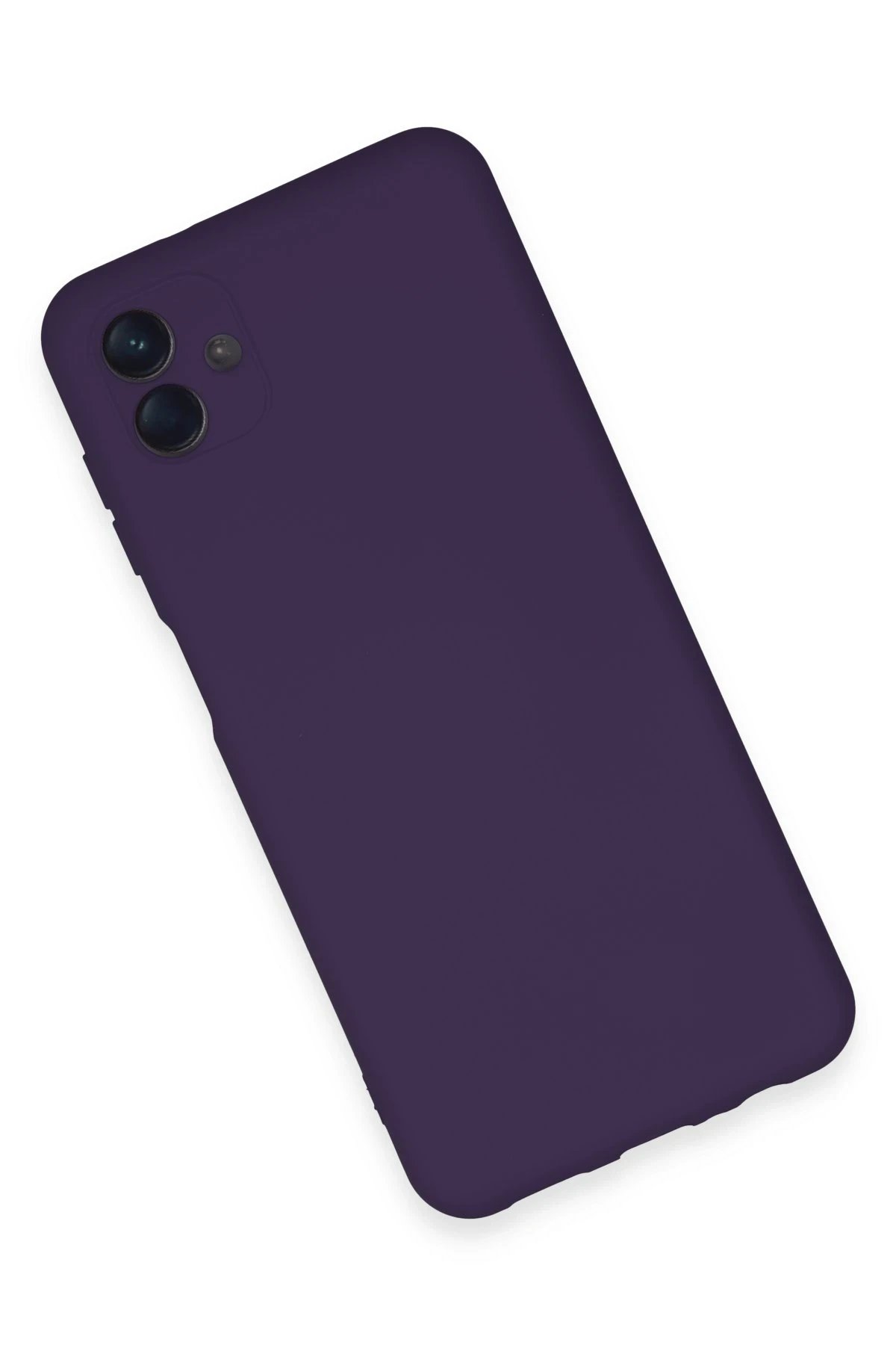 Newface Samsung Galaxy A04E Kılıf Nano içi Kadife Silikon - Mor