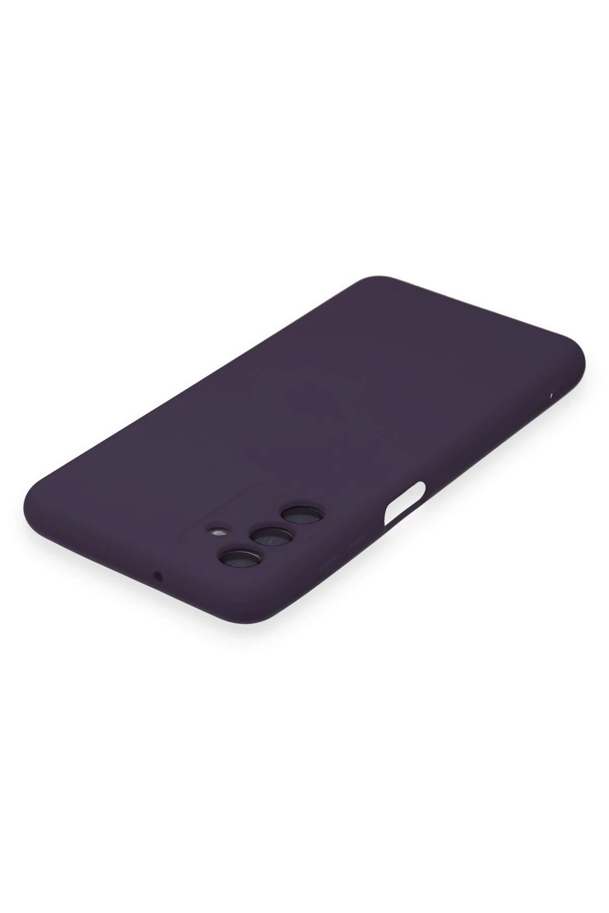 Newface Samsung Galaxy A14 4G Kılıf Nano içi Kadife Silikon - Mor