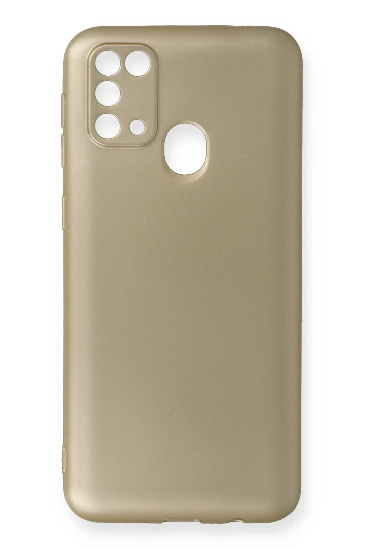 Newface Samsung Galaxy M31 Kılıf First Silikon - Gold