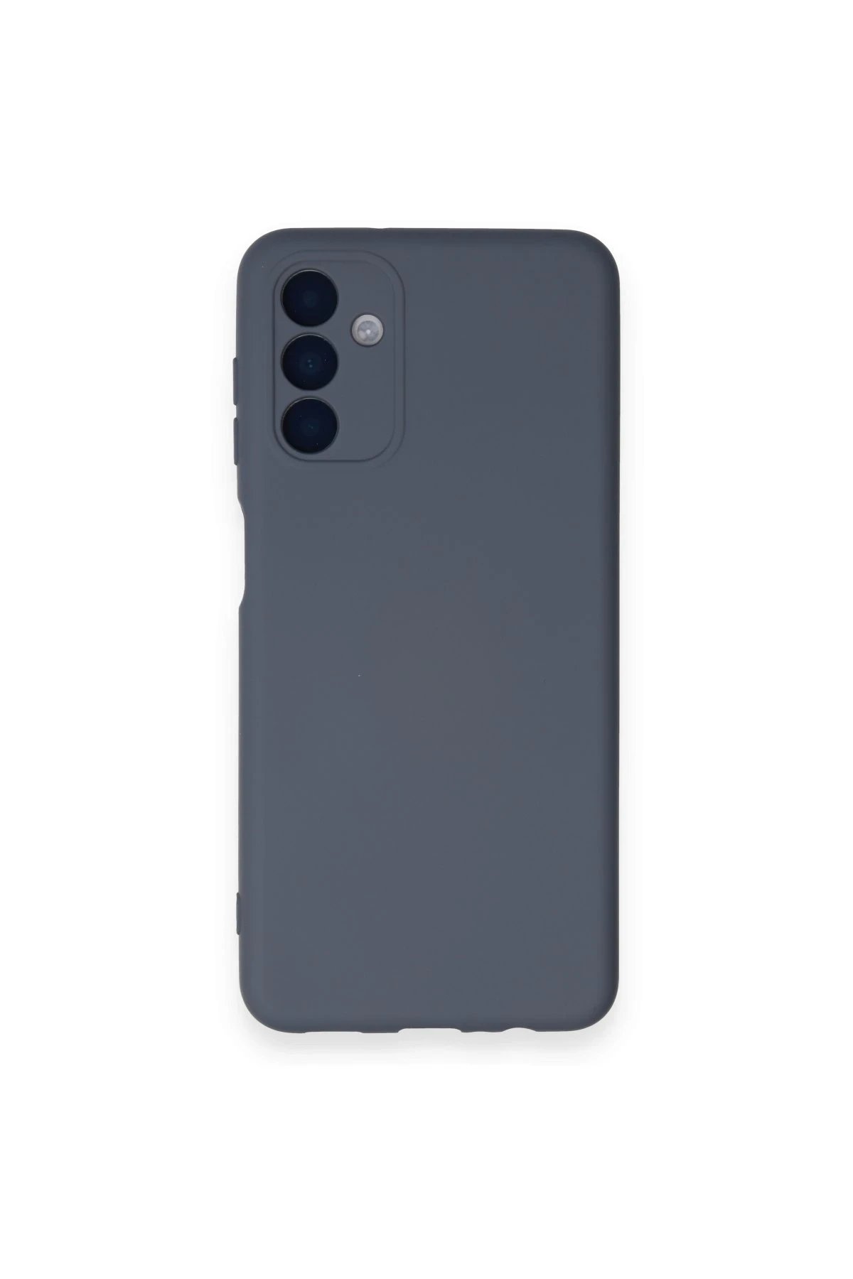 Newface Samsung Galaxy A14 4G Kılıf Nano içi Kadife Silikon - Gri