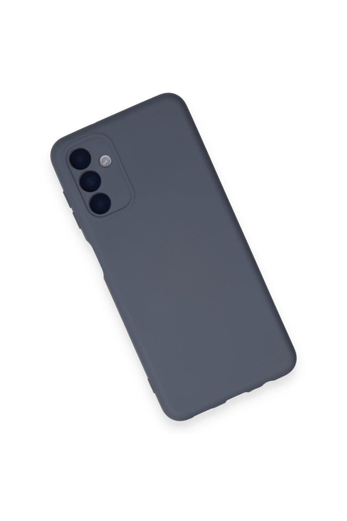 Newface Samsung Galaxy A14 4G Kılıf Nano içi Kadife Silikon - Gri