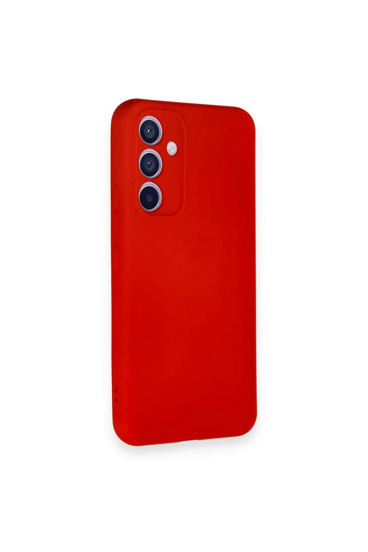 Newface Samsung Galaxy A34 5G Kılıf Nano içi Kadife Silikon - Kırmızı