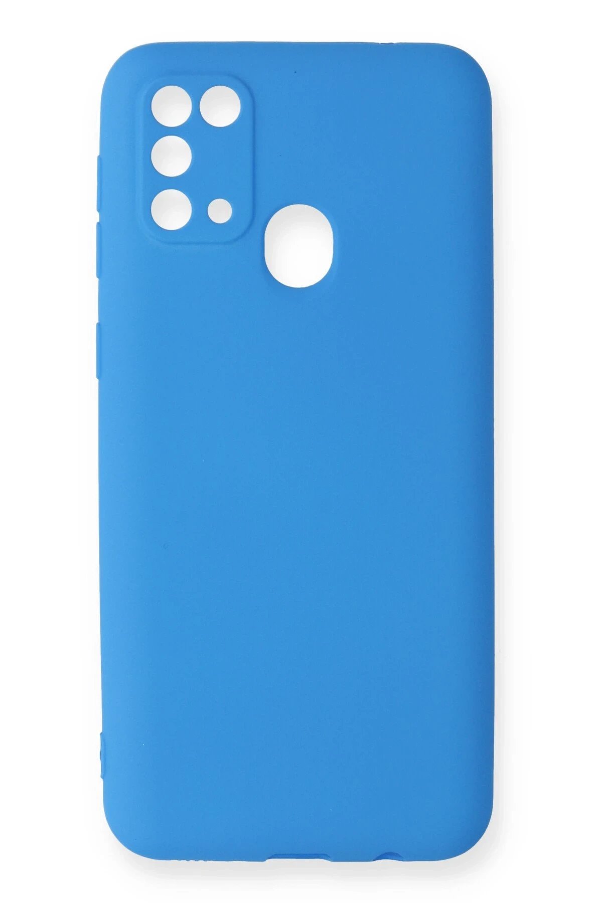 Newface Samsung Galaxy M31 Kılıf First Silikon - Mavi