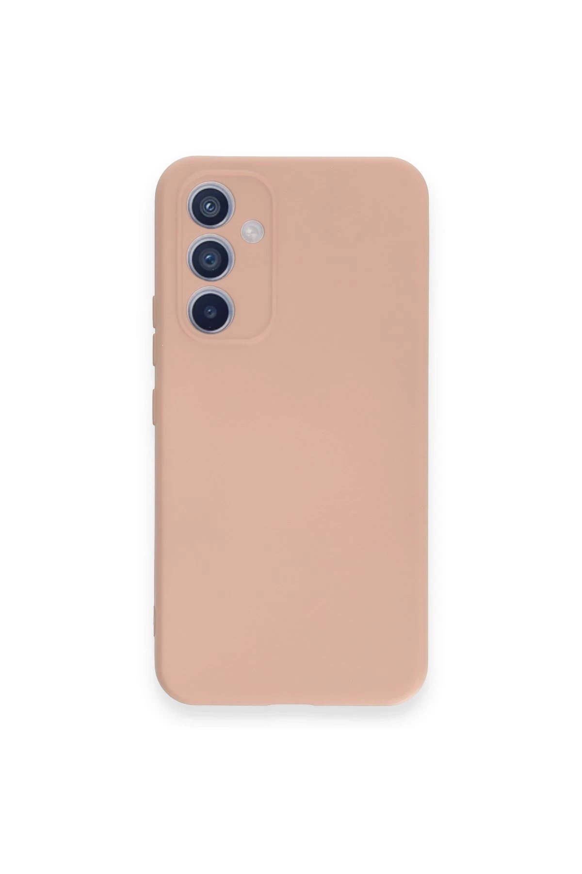 Newface Samsung Galaxy A34 5G Kılıf Nano içi Kadife Silikon - Pudra