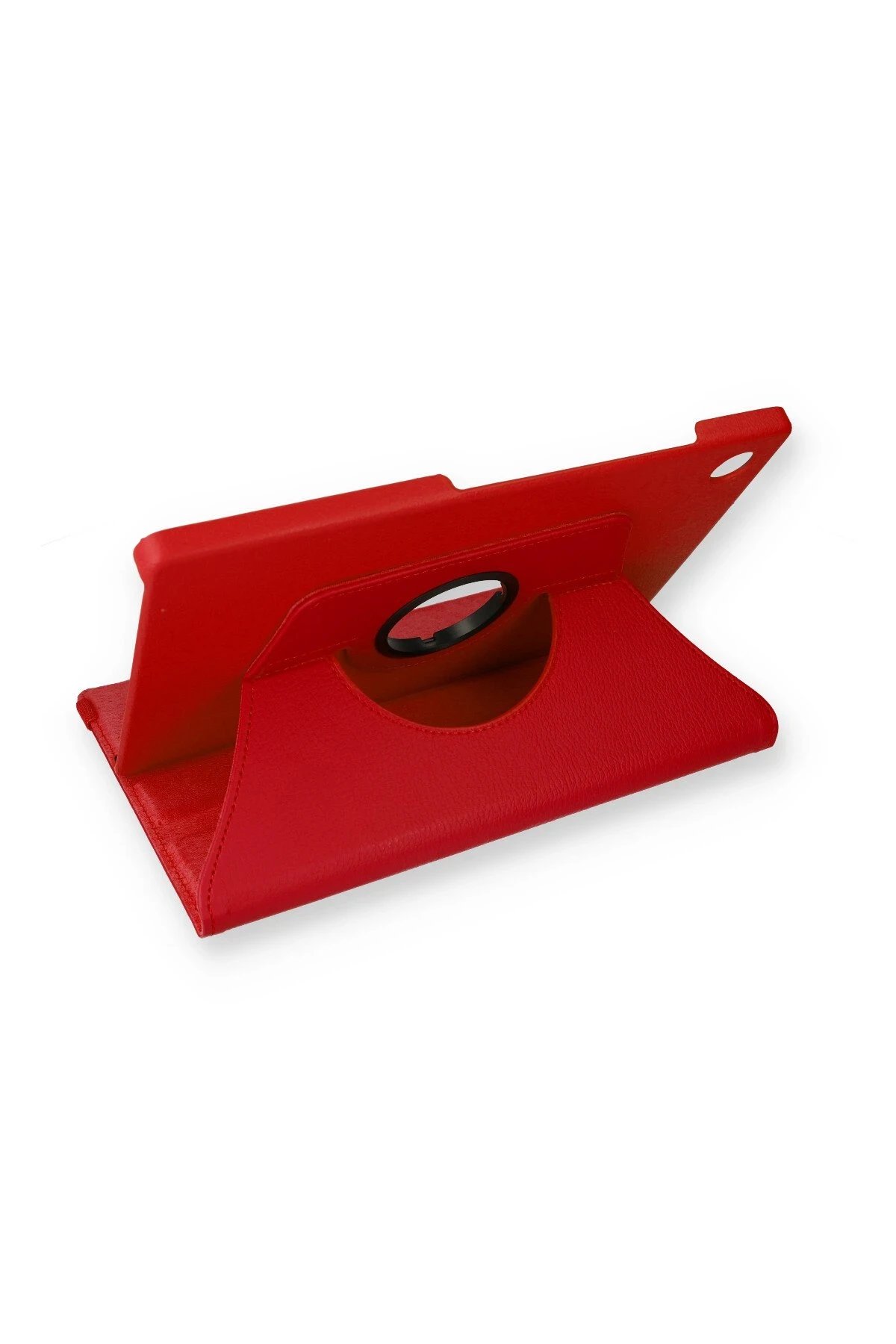 Newface Samsung Galaxy X200 Tab A8 10.5 Kılıf 360 Tablet Deri Kılıf - Kırmızı