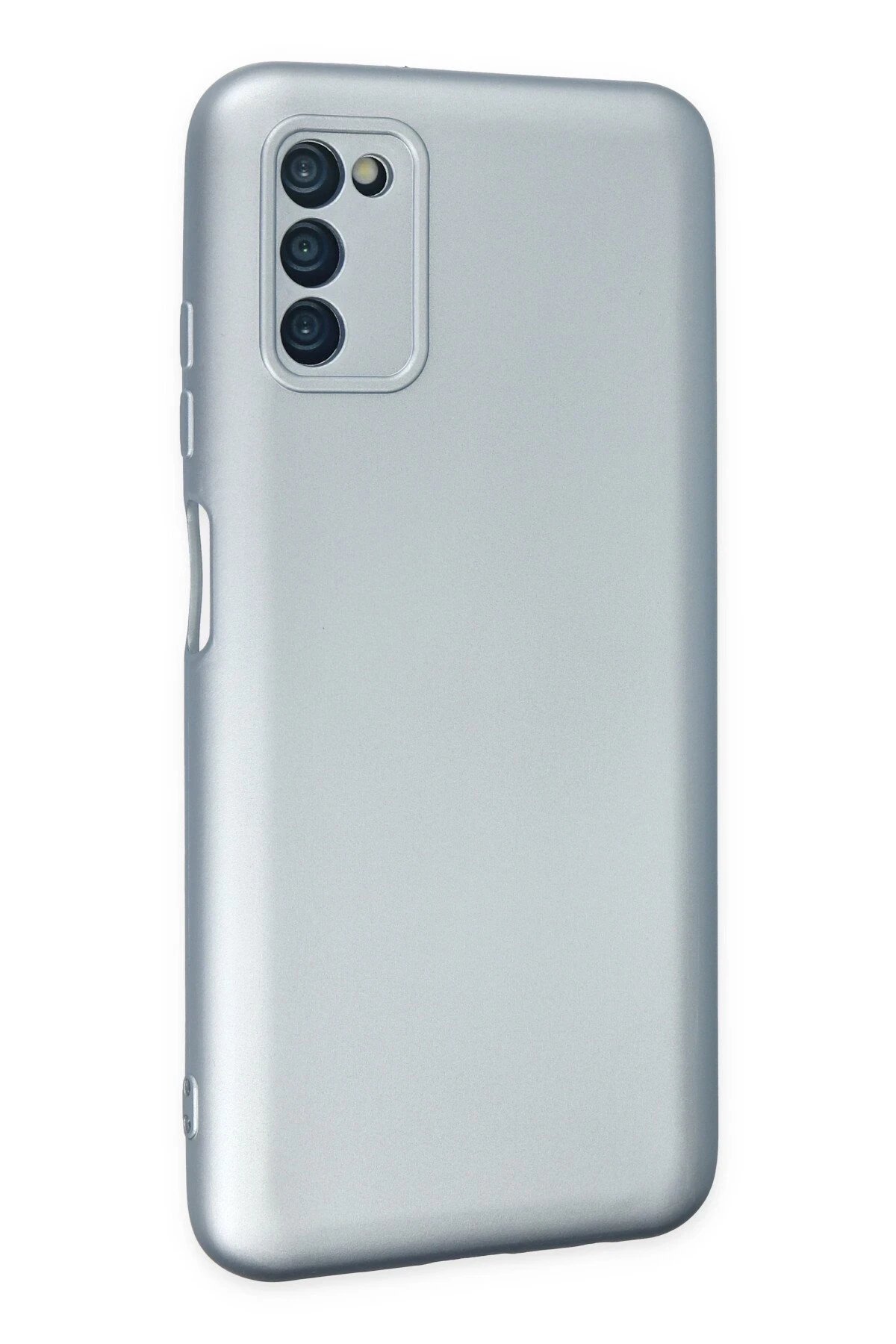 Newface Samsung Galaxy A03S Kılıf Nano içi Kadife Silikon - Sky Blue