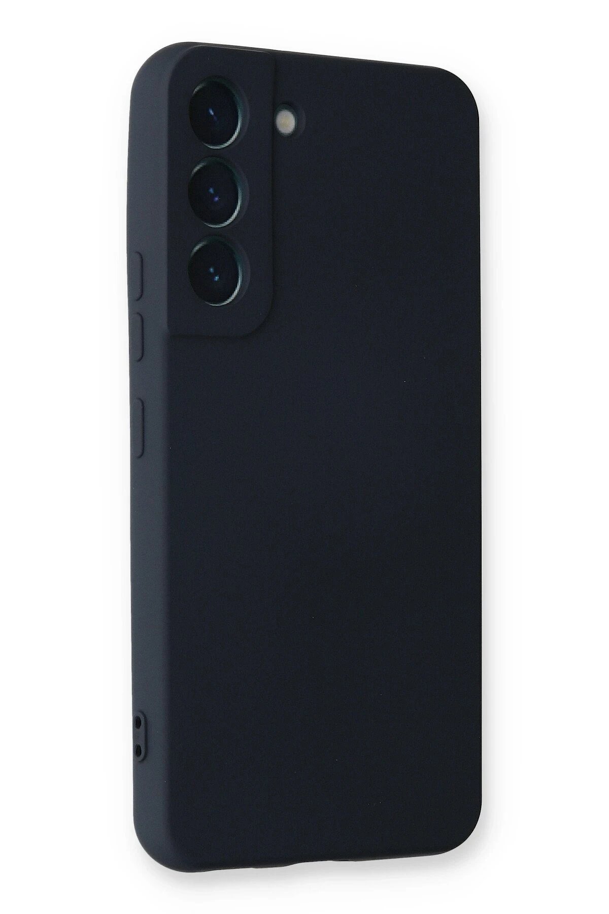 Newface Samsung Galaxy S22 Plus Kılıf Nano içi Kadife Silikon - Lacivert