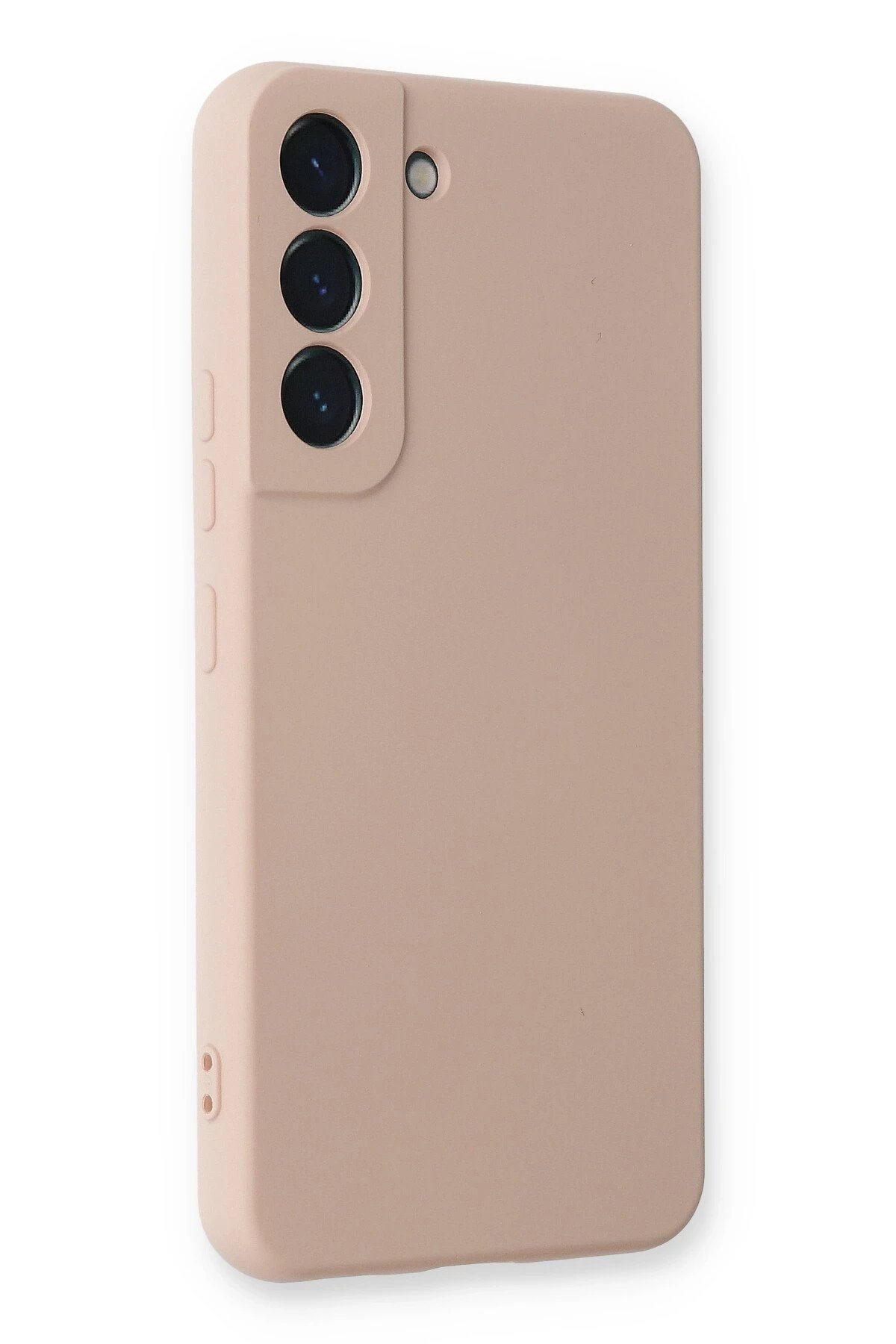 Newface Samsung Galaxy S22 Plus Kılıf Nano içi Kadife Silikon - Pudra