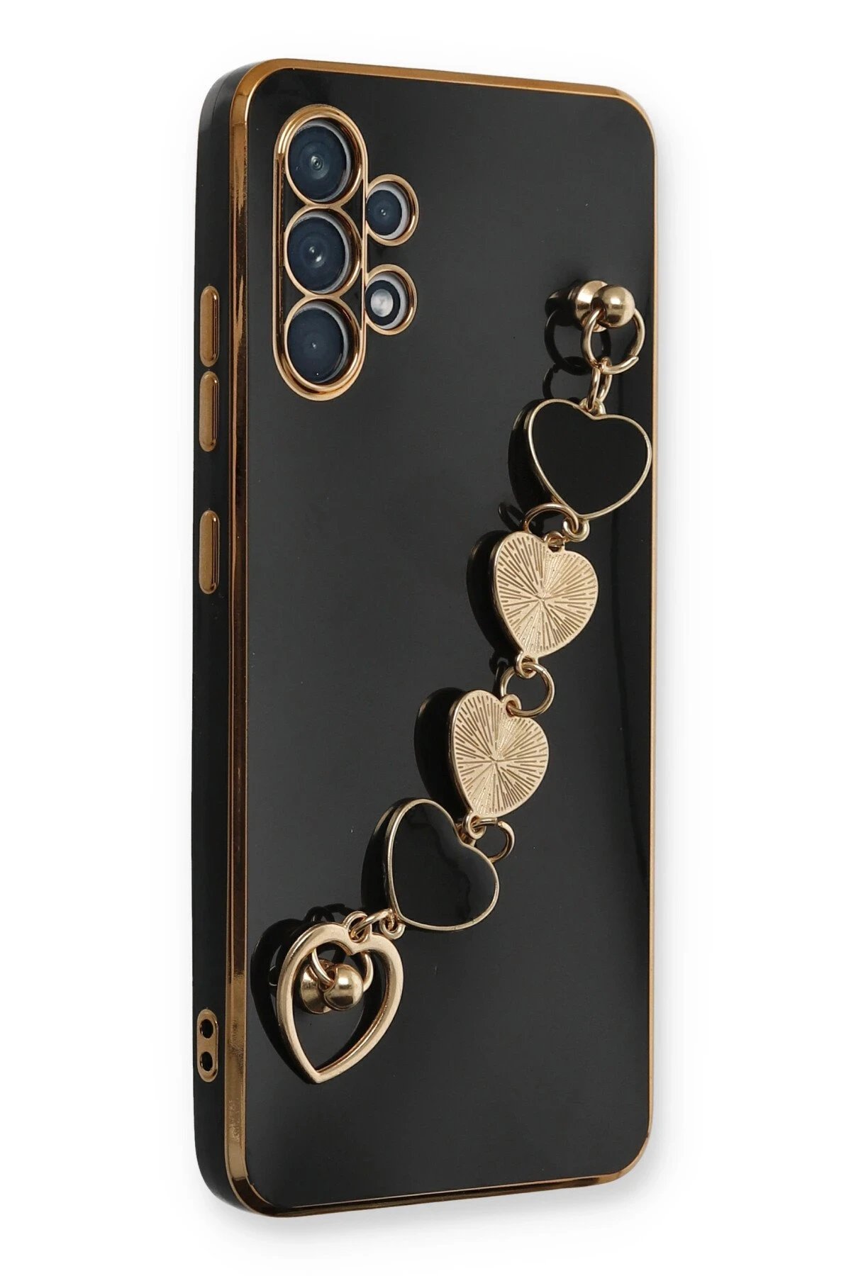 Newface Samsung Galaxy A32 Kılıf Esila Silikon - Siyah