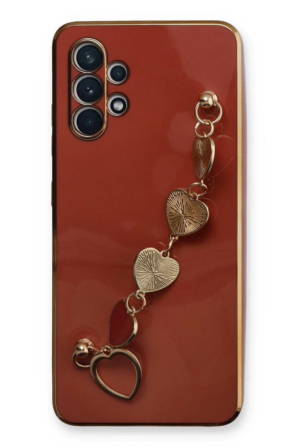 Newface Samsung Galaxy A32 Kılıf Esila Silikon - Kırmızı