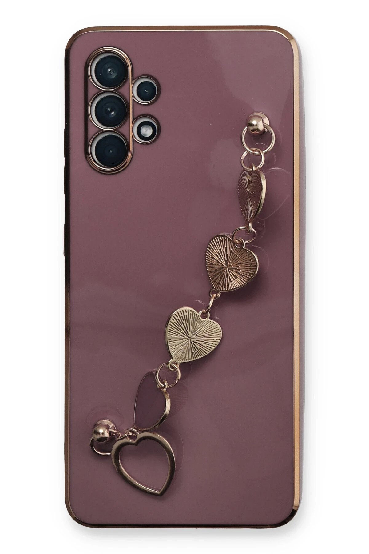 Newface Samsung Galaxy A32 Kılıf Esila Silikon - Mor