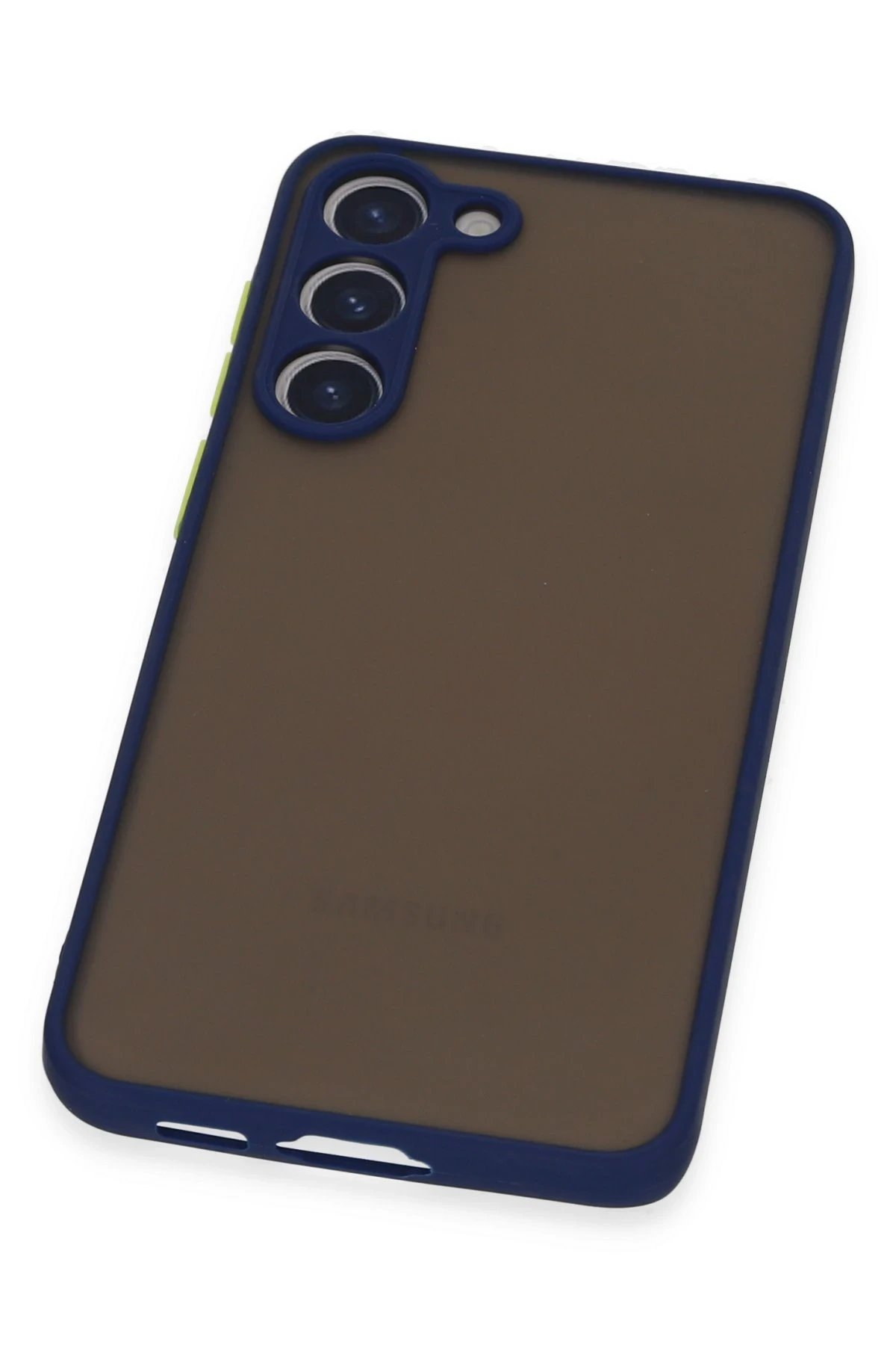 Newface Samsung Galaxy S23 Plus Kılıf Montreal Silikon Kapak - Lacivert