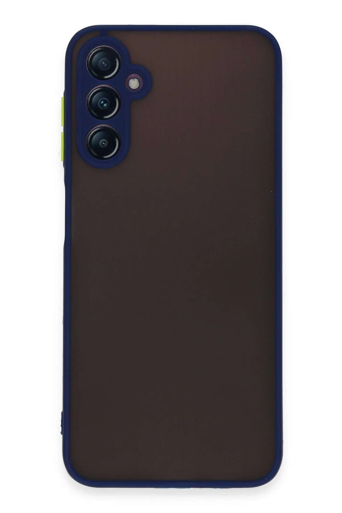 Newface Samsung Galaxy A14 4G Kılıf Montreal Silikon Kapak - Lacivert