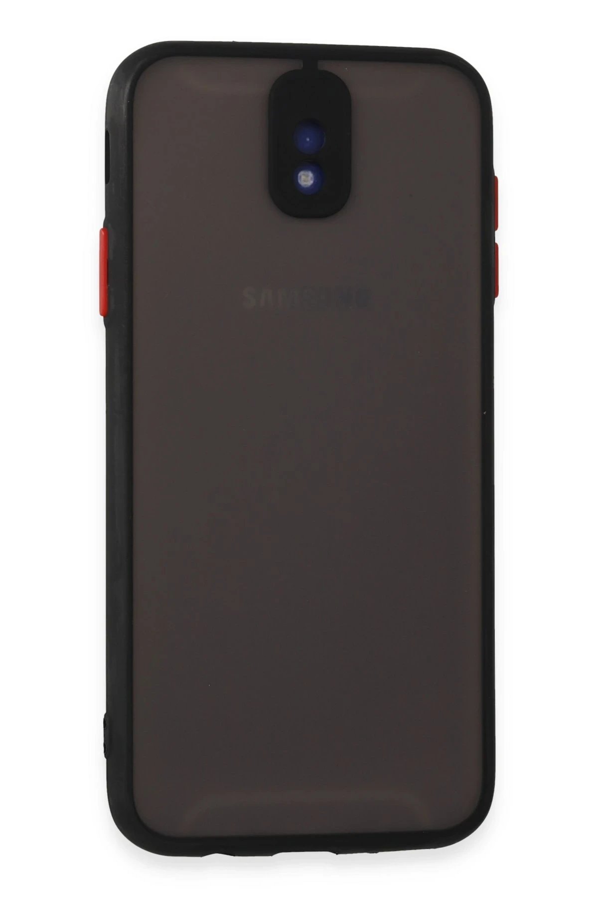 Newface Samsung Galaxy J7 Pro / J730 Kılıf Montreal Silikon Kapak - Siyah