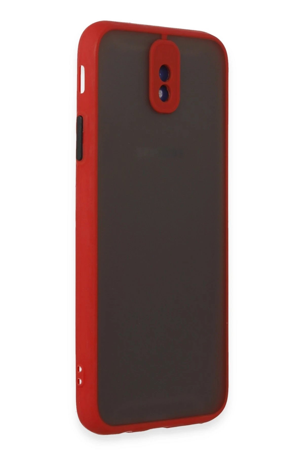 Newface Samsung Galaxy J7 Pro / J730 Kılıf Montreal Silikon Kapak - Kırmızı