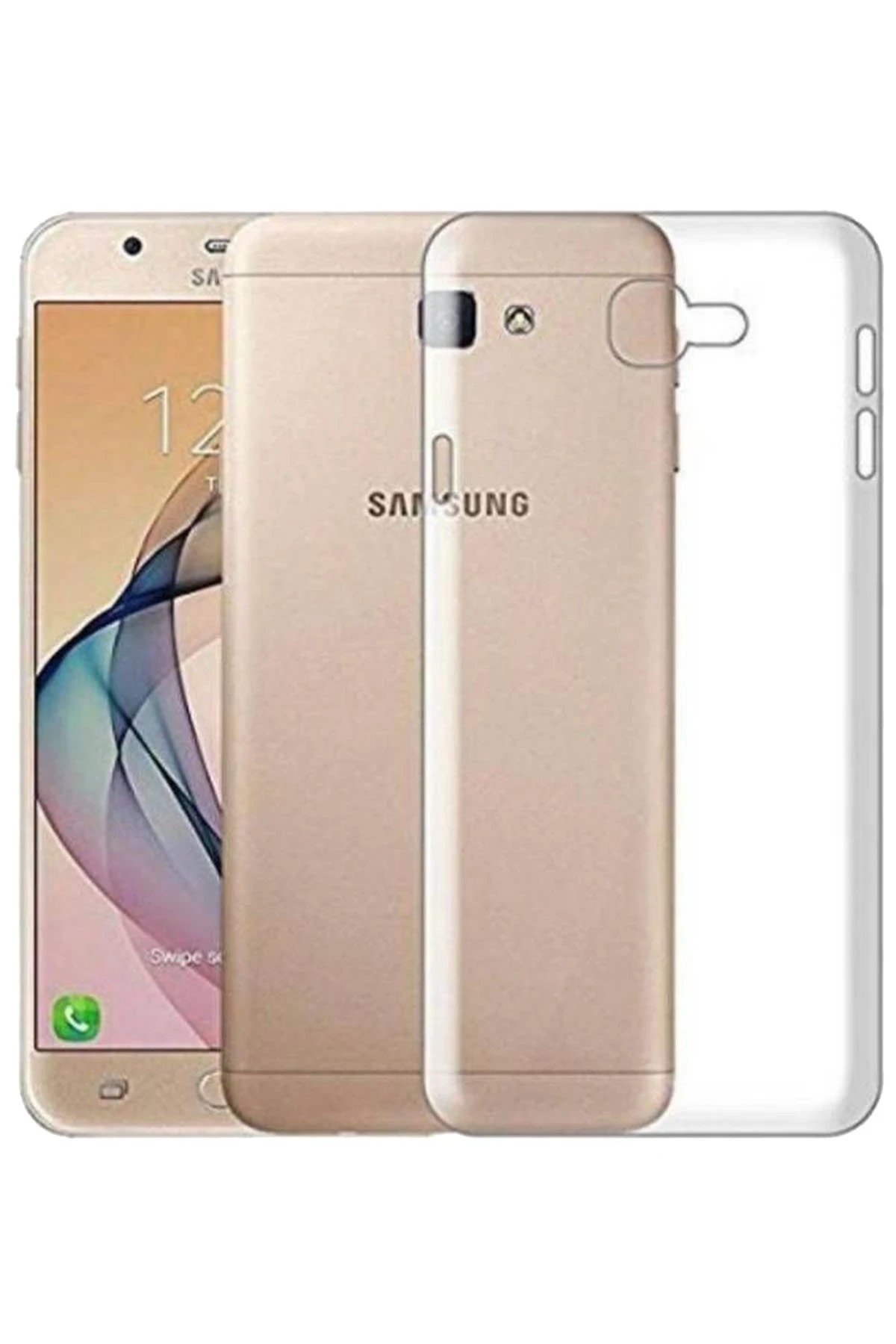 Newface Samsung Galaxy J7 Prime Kılıf Lüx Şeffaf Silikon