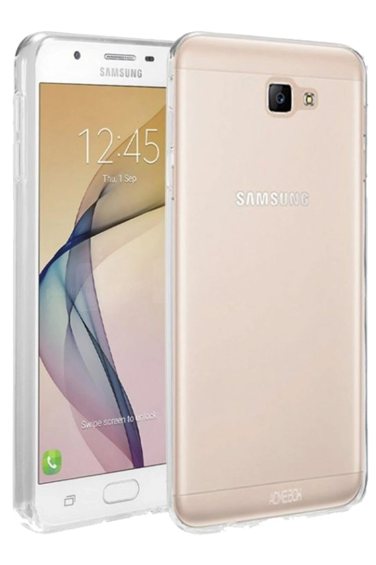 Newface Samsung Galaxy J7 Prime Kılıf Lüx Şeffaf Silikon