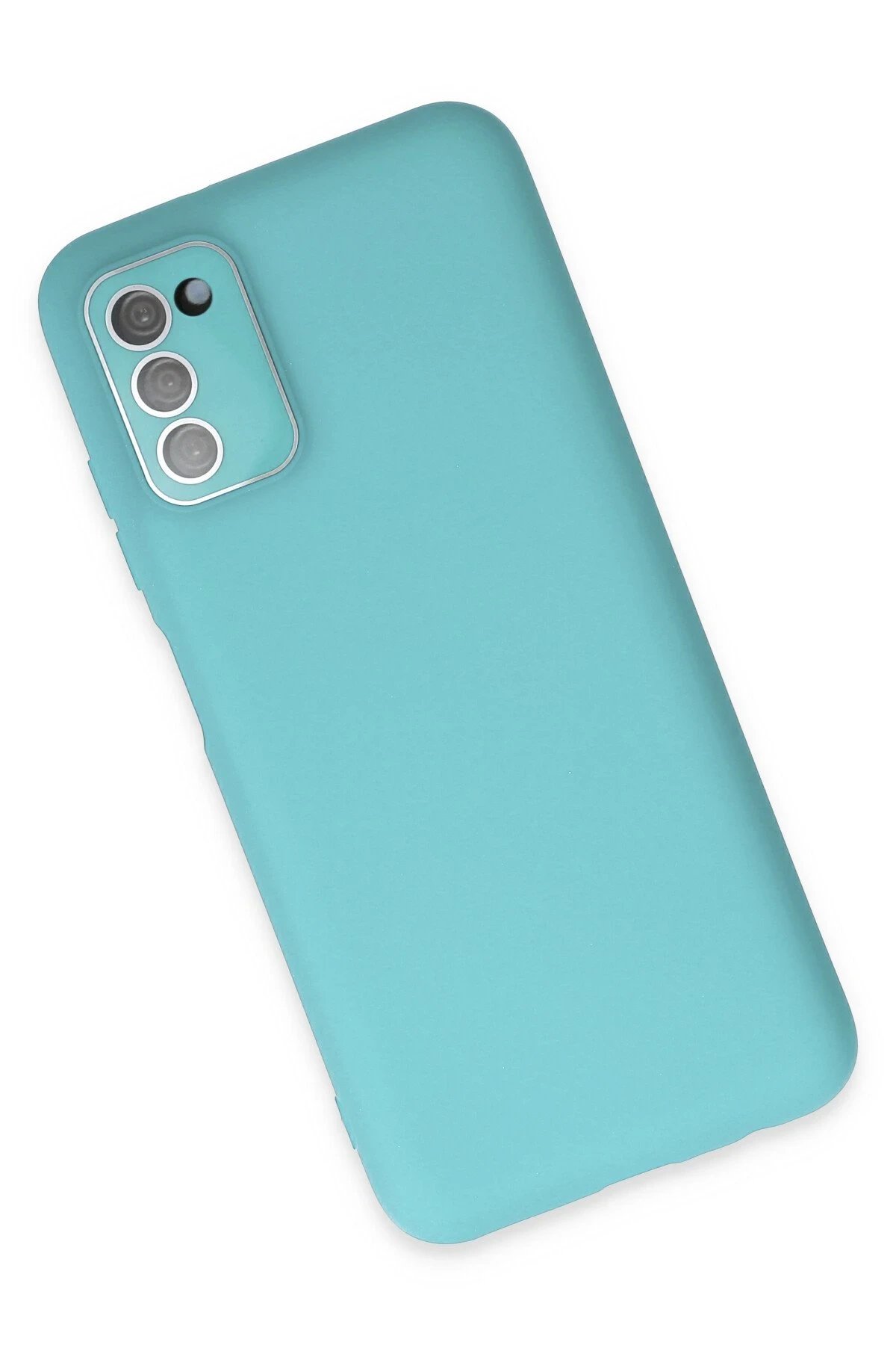 Newface Samsung Galaxy A03S Kılıf Lansman Glass Kapak uaz