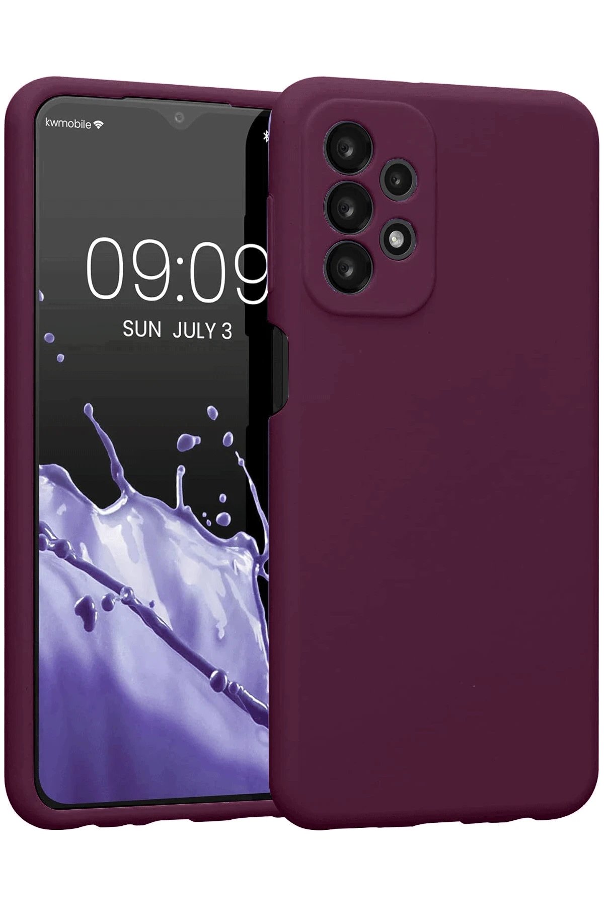 Newface Samsung Galaxy A23 4G Kılıf First Silikon - Mor