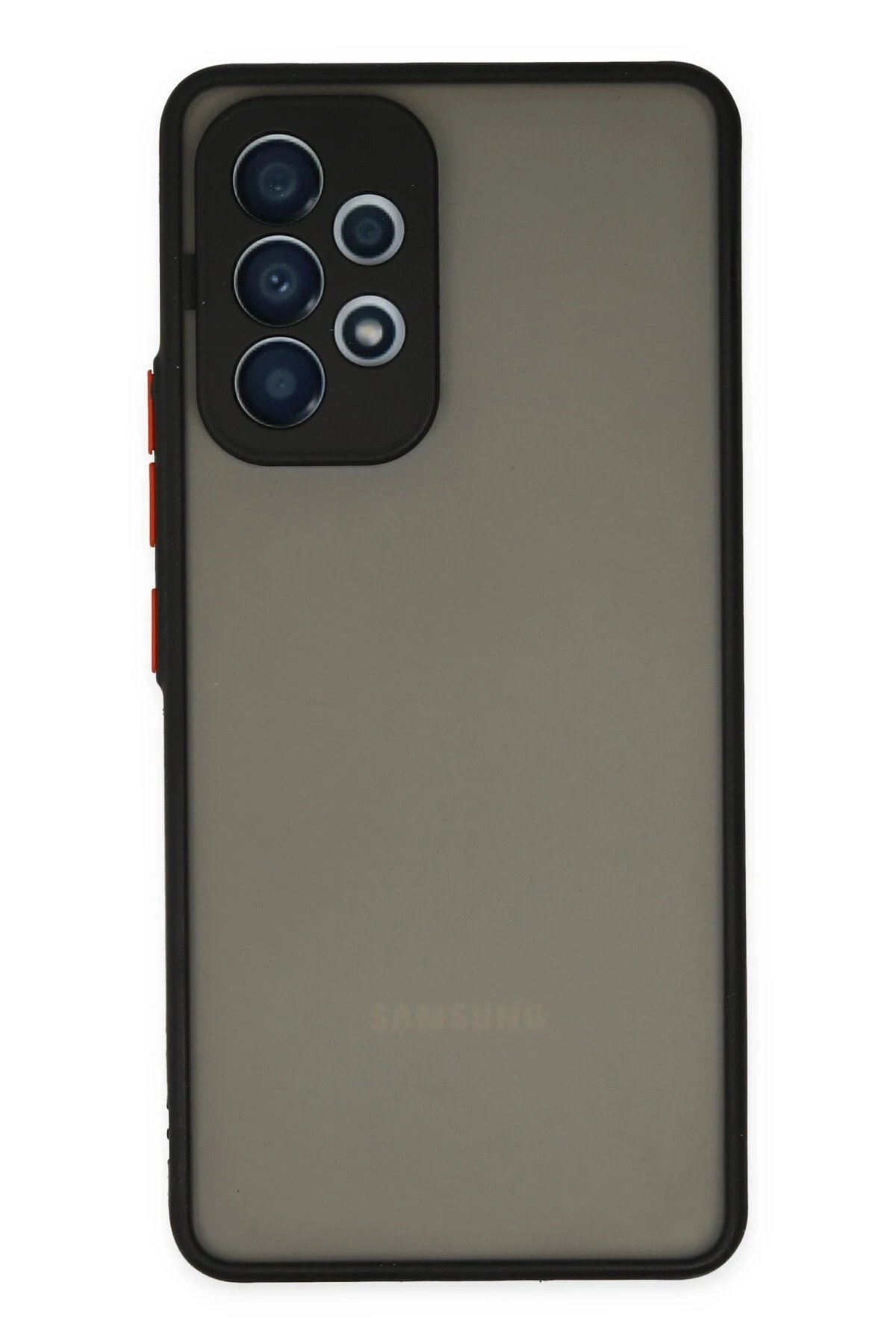 Newface Samsung Galaxy A23 4G Kılıf Montreal Silikon Kapak - Siyah