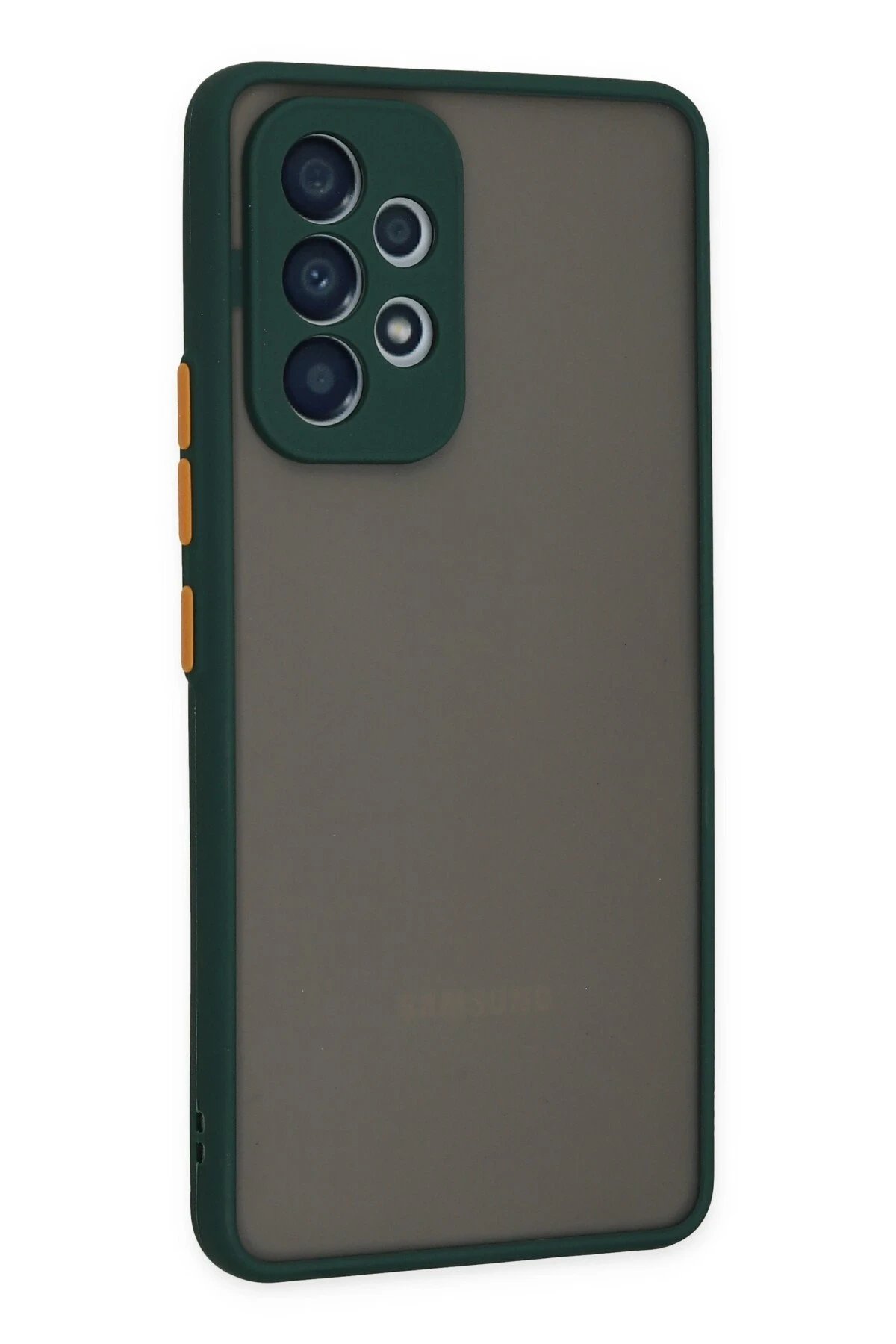 Newface Samsung Galaxy A23 4G Kılıf Montreal Silikon Kapak - Yeşil