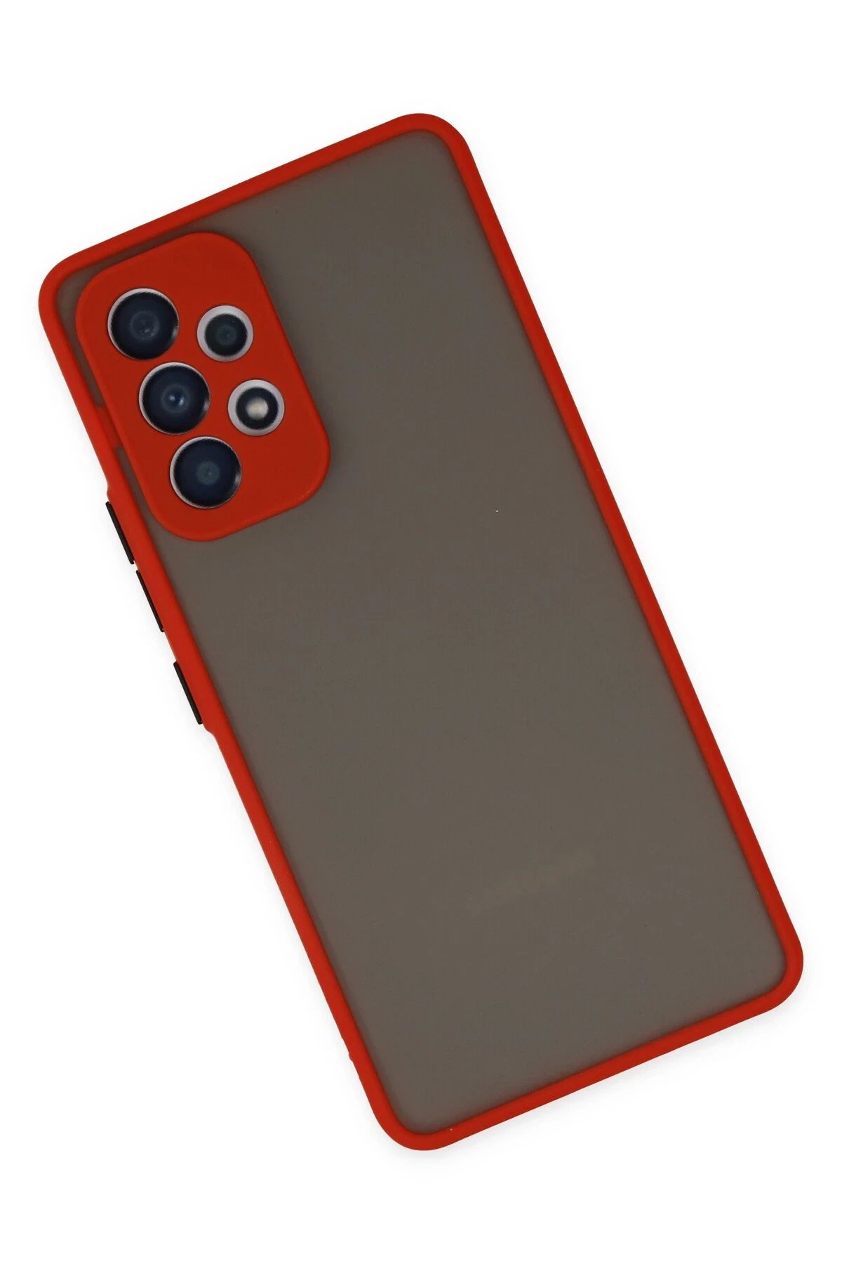 Newface Samsung Galaxy A33 5G Kılıf Montreal Silikon Kapak - Kırmızı