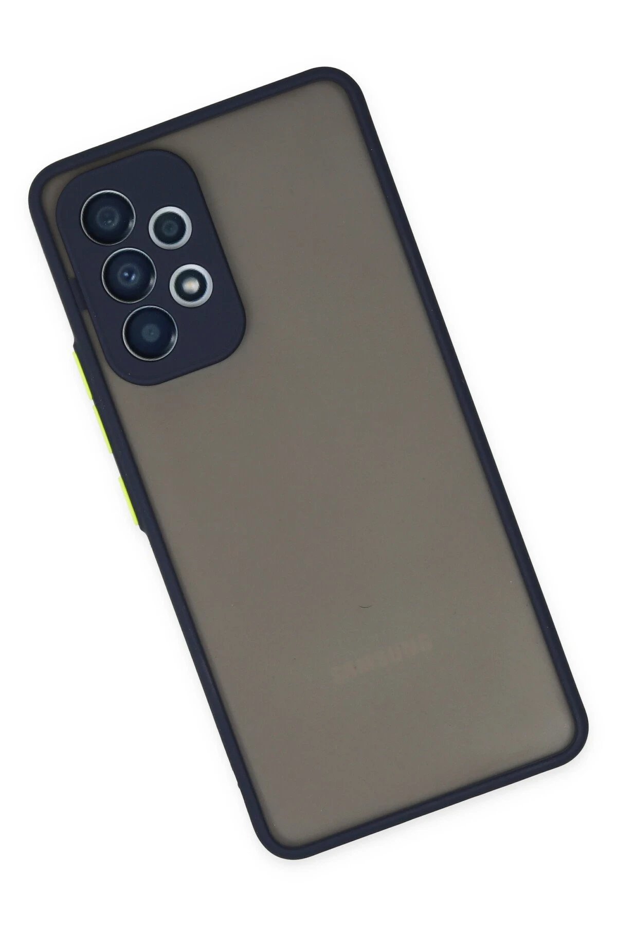 Newface Samsung Galaxy A33 5G Kılıf Montreal Silikon Kapak - Lacivert