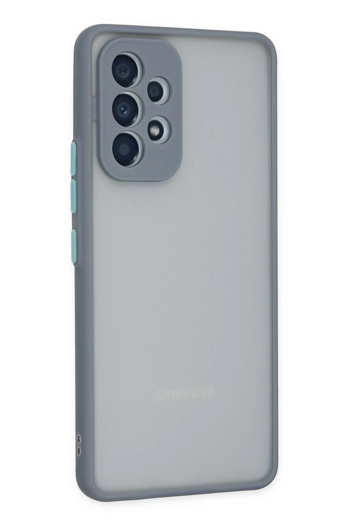 Newface Samsung Galaxy A53 5G Kılıf Montreal Silikon Kapak - Gri