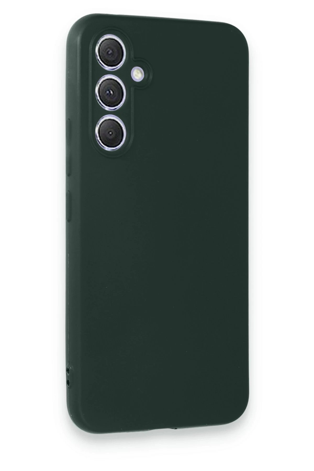 Newface Samsung Galaxy A54 5G Kılıf First Silikon - Koyu Yeşil