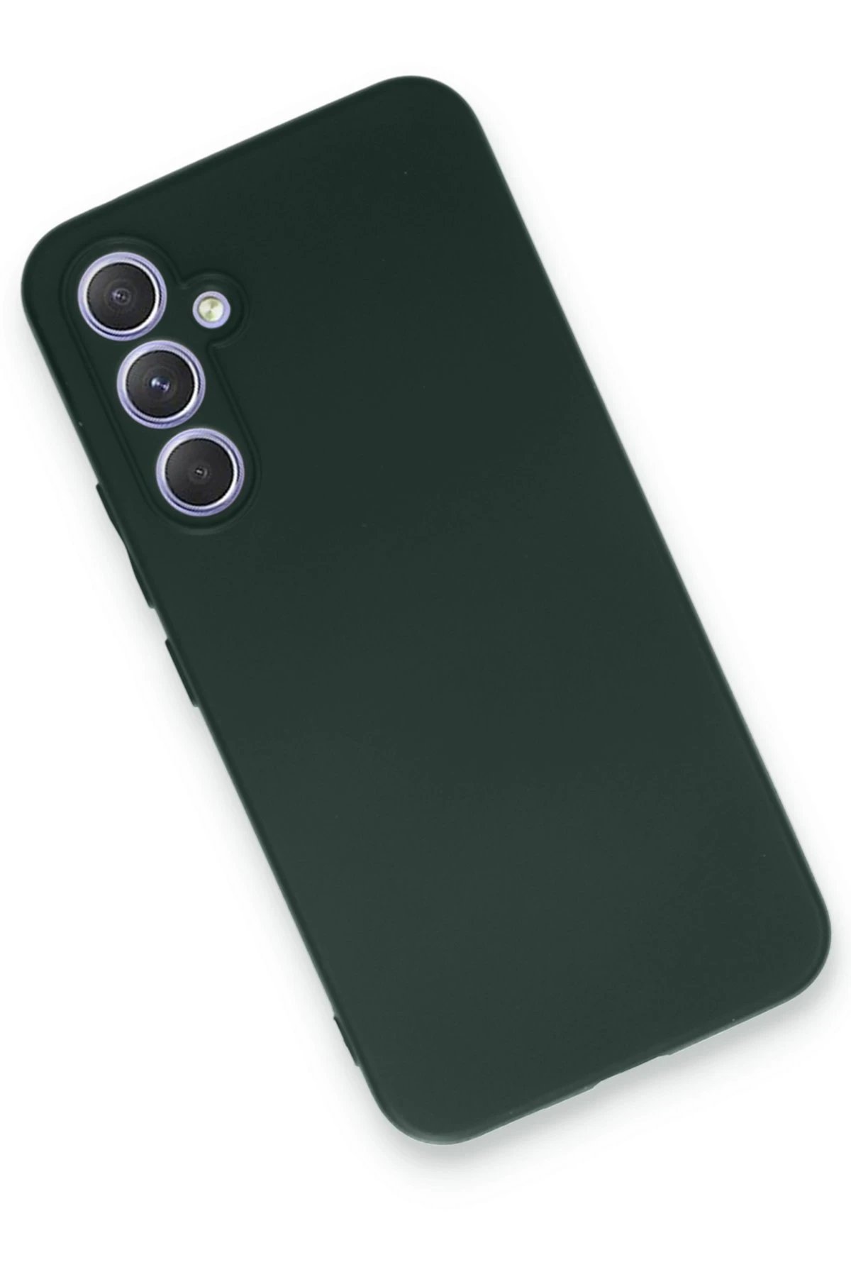 Newface Samsung Galaxy A54 5G Kılıf First Silikon - Koyu Yeşil