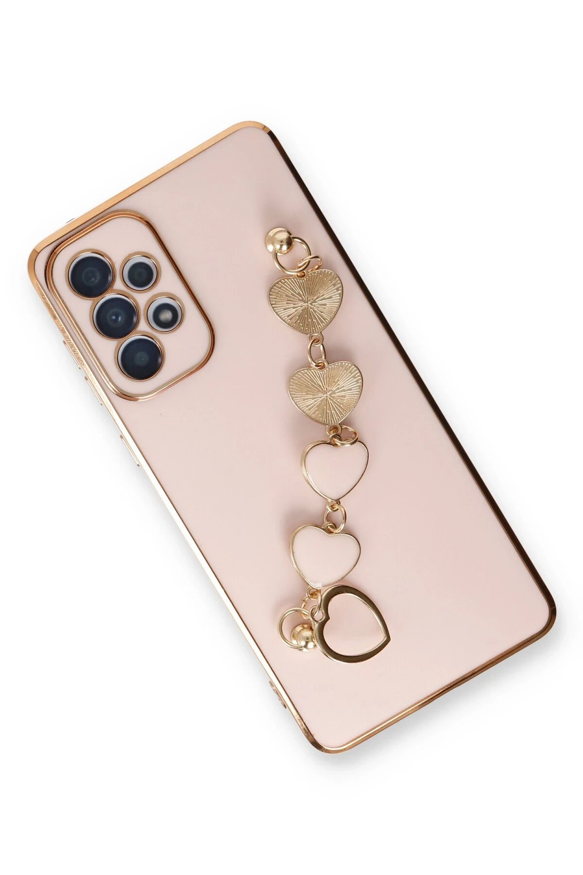 Newface Samsung Galaxy A33 5G Kılıf Esila Silikon - Pudra