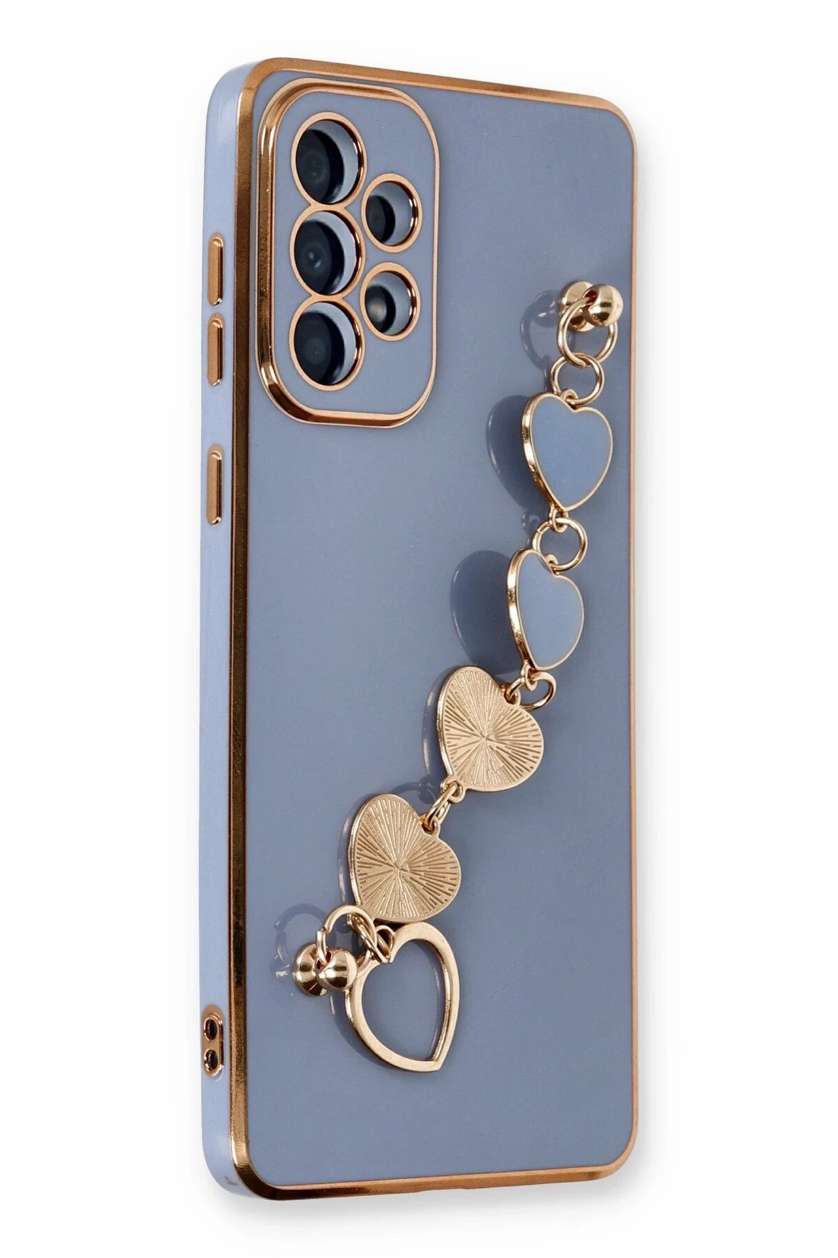 Newface Samsung Galaxy A33 5G Kılıf Esila Silikon - Gri