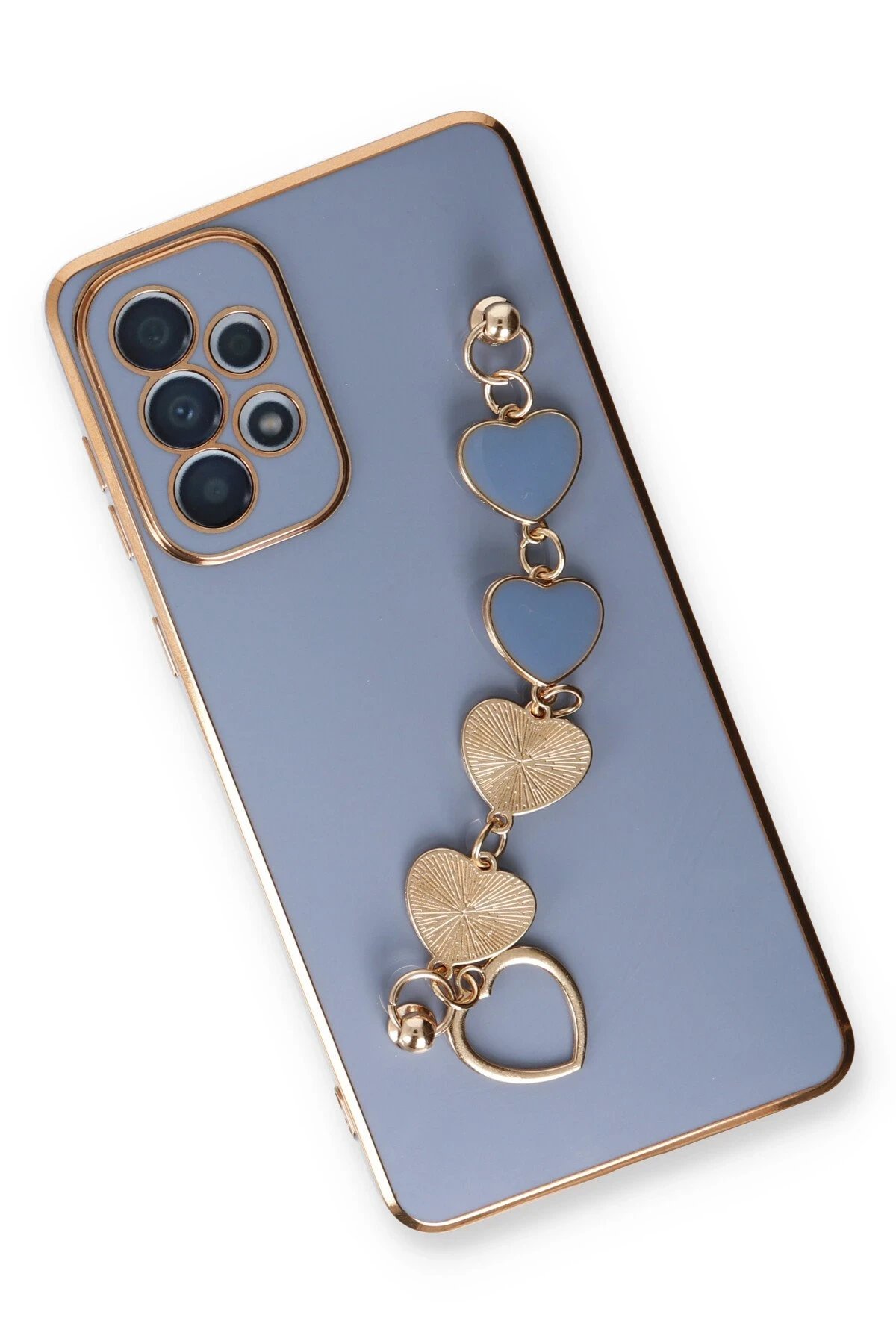 Newface Samsung Galaxy A33 5G Kılıf Esila Silikon - Gri