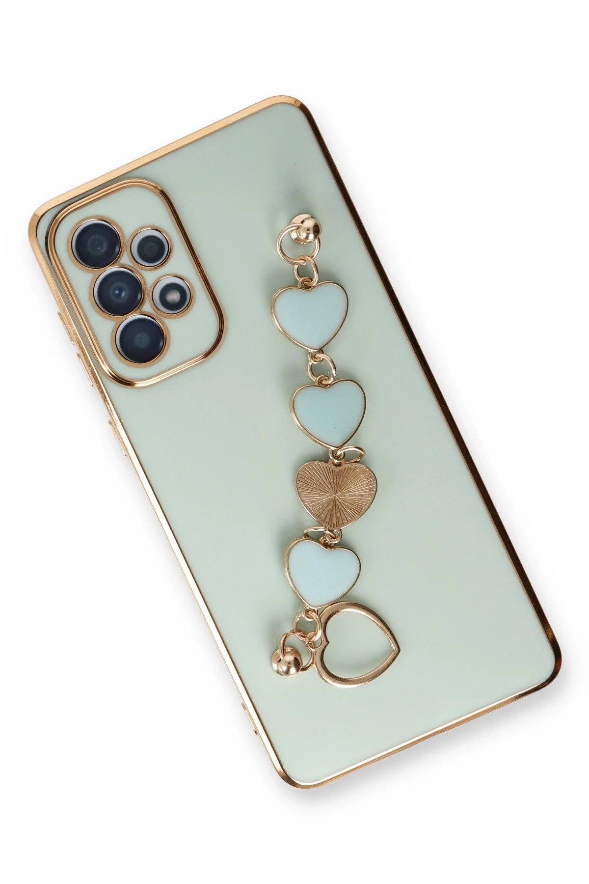 Newface Samsung Galaxy A33 5G Kılıf Esila Silikon - Su Yeşili