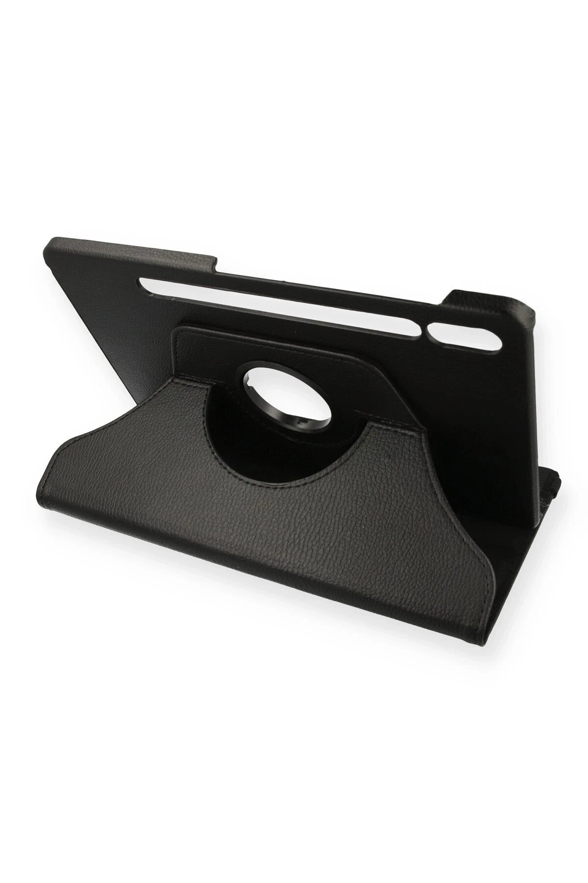 Newface Samsung Galaxy T870 Tab S7 11 Kılıf 360 Tablet Deri Kılıf - Siyah