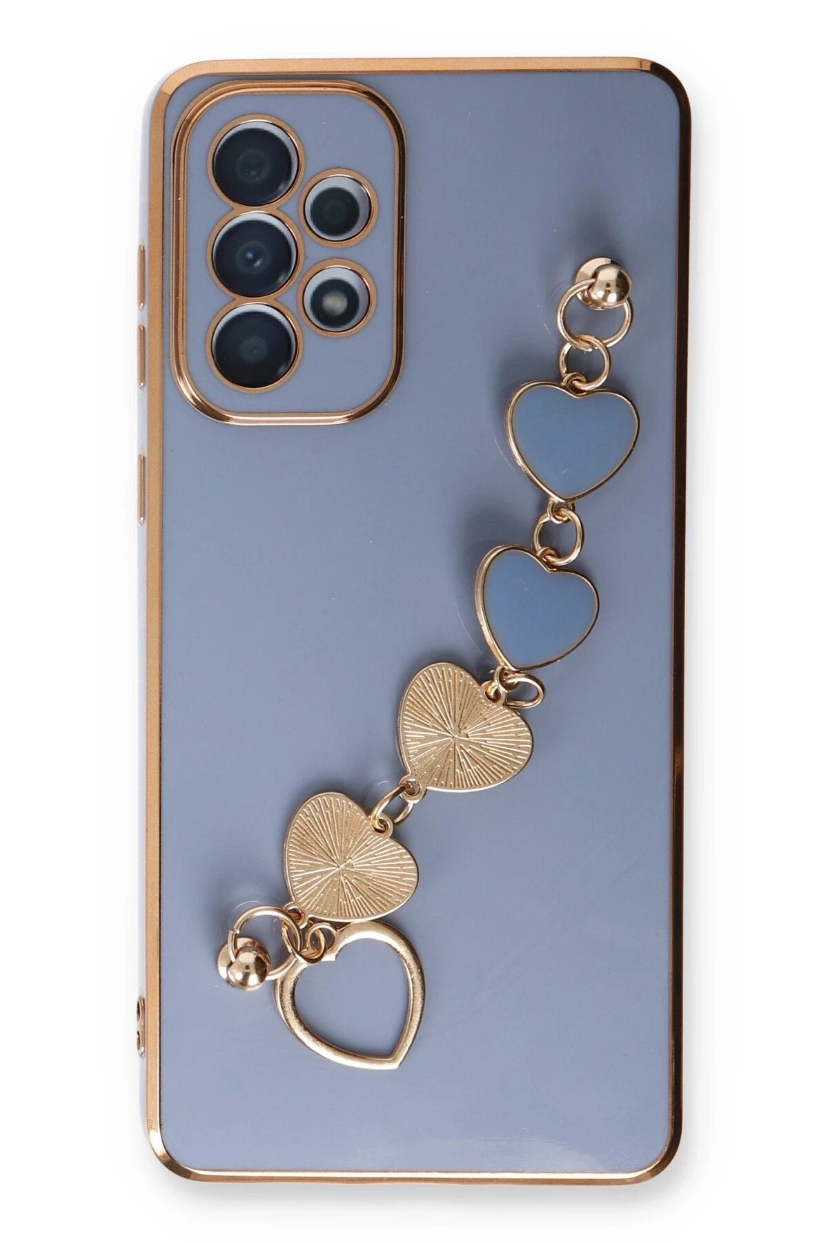 Newface Samsung Galaxy A53 5G Kılıf Esila Silikon - Gri