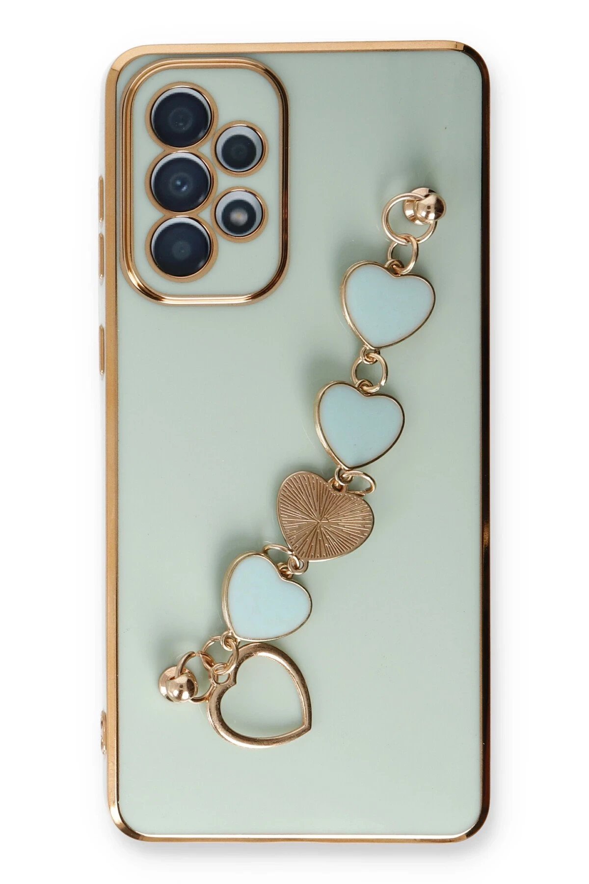 Newface Samsung Galaxy A53 5G Kılıf Esila Silikon - Su Yeşili