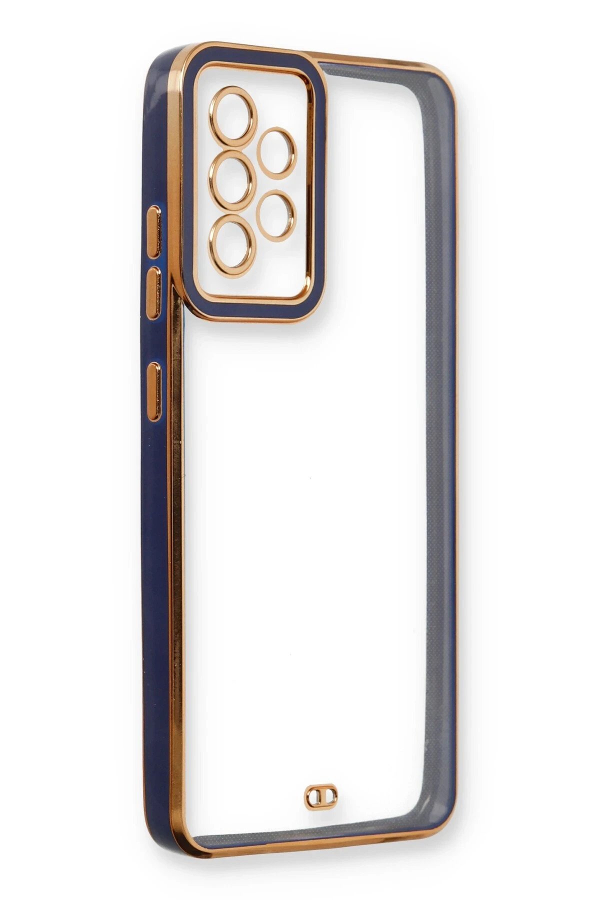 Newface Samsung Galaxy A23 4G Kılıf Liva Lens Silikon - Mavi