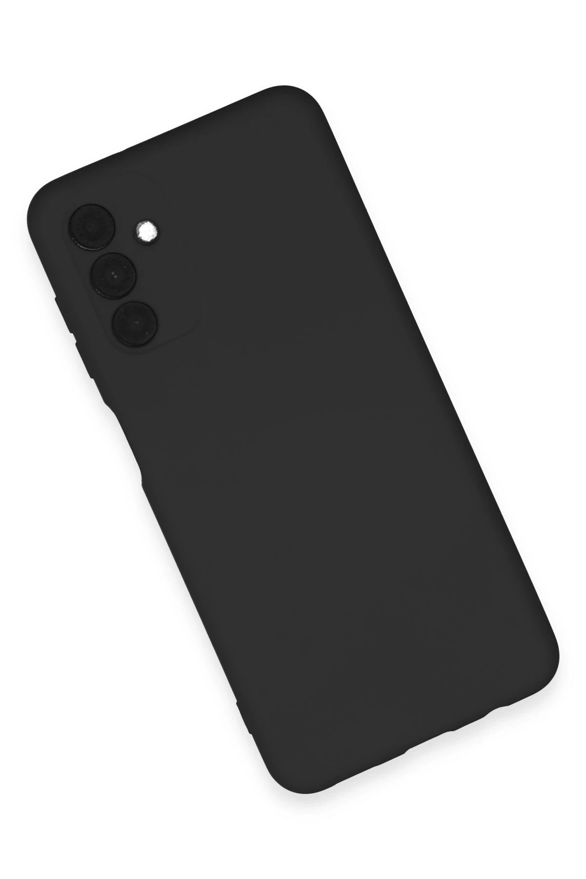 Newface Samsung Galaxy A24 4G Kılıf Nano içi Kadife Silikon - Siyah