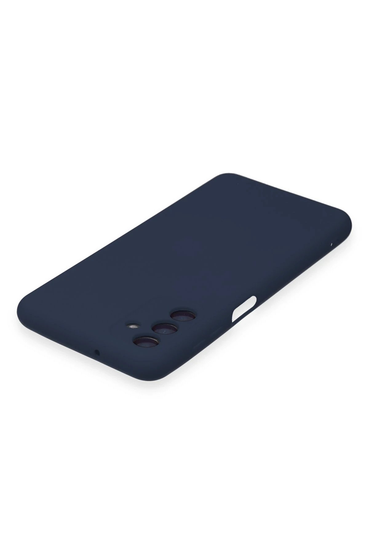 Newface Samsung Galaxy A24 4G Kılıf Nano içi Kadife Silikon - Lacivert