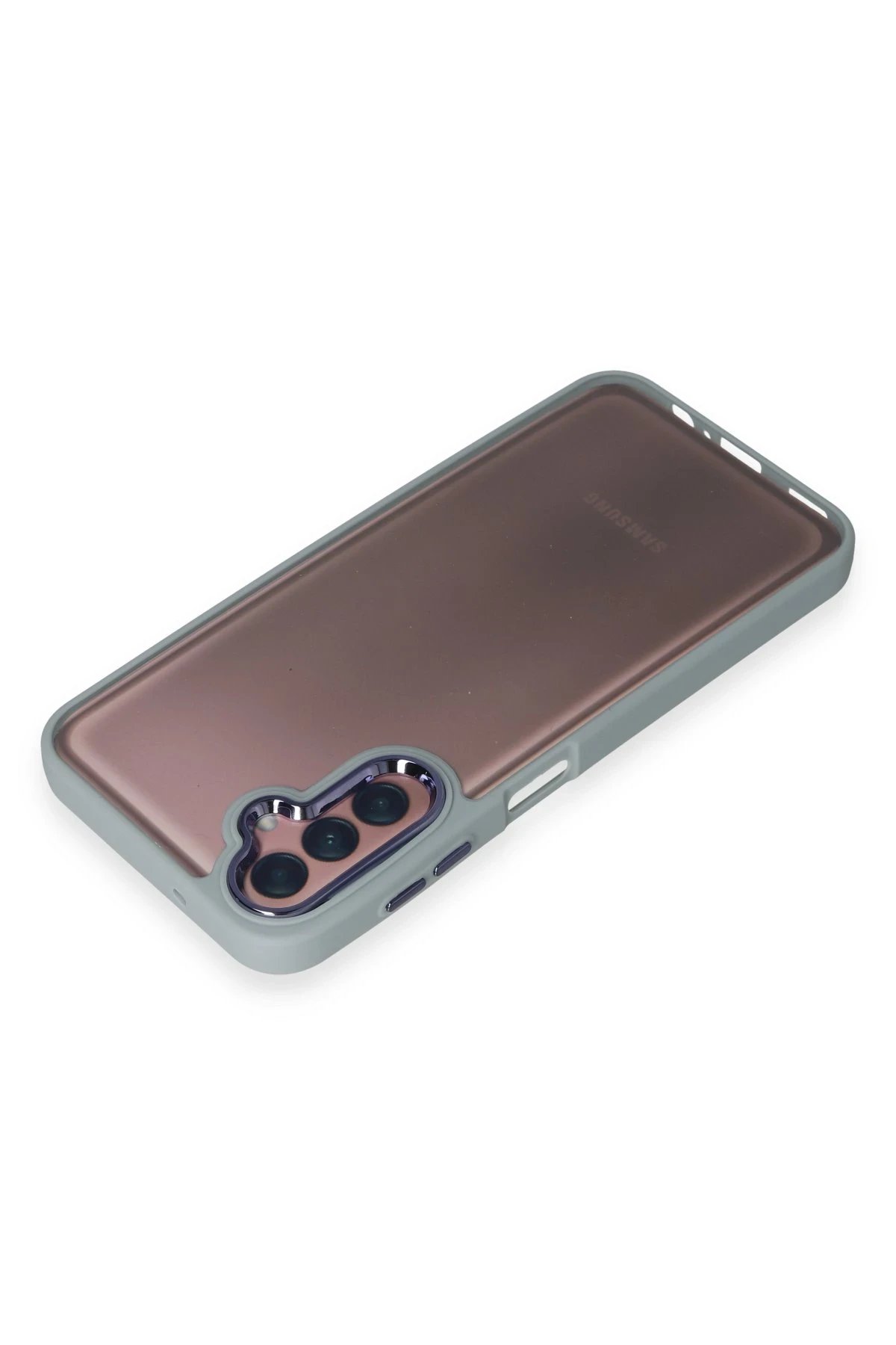 Newface Samsung Galaxy A24 4G Kılıf Dora Kapak - Sierra Blue