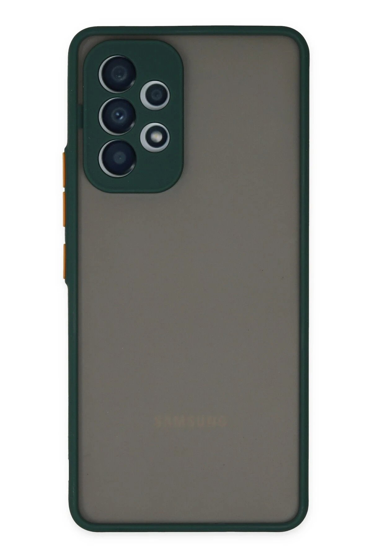 Newface Samsung Galaxy A73 5G Kılıf Montreal Silikon Kapak - Yeşil