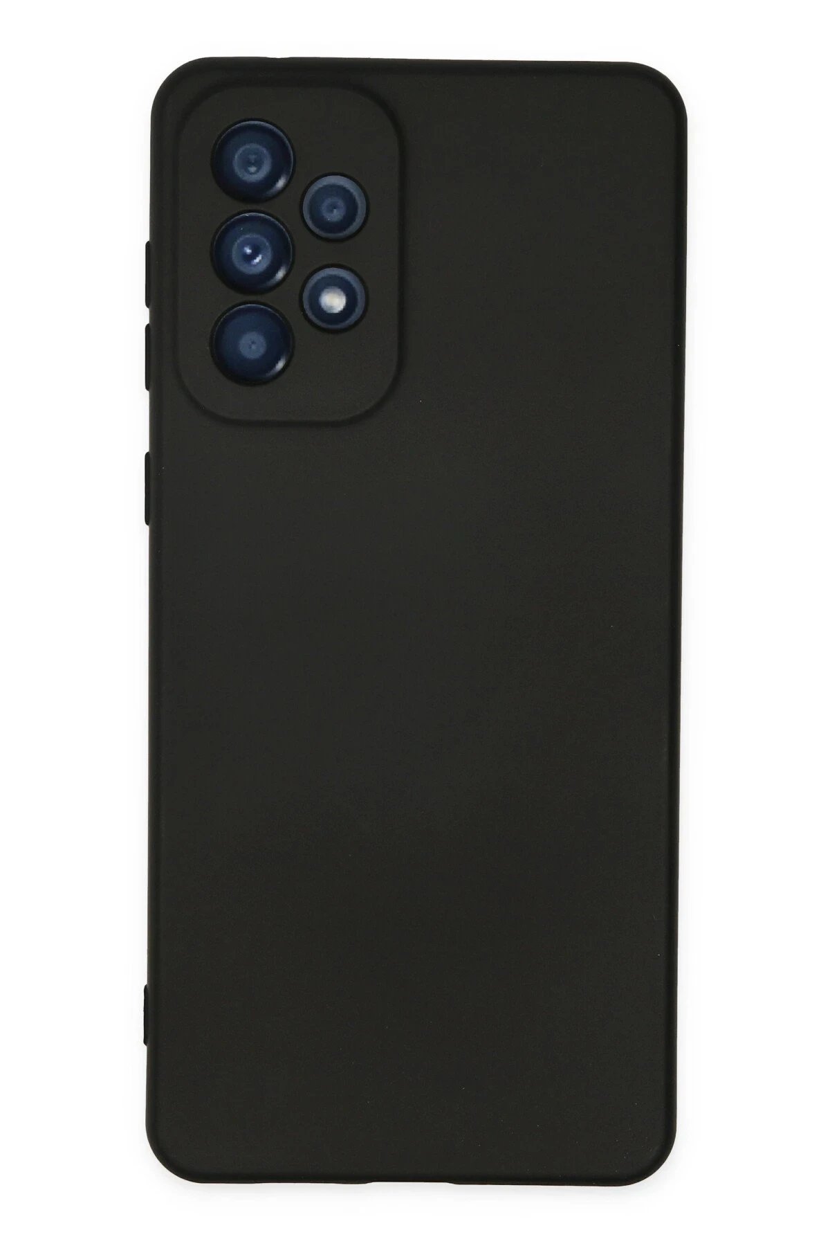 Newface Samsung Galaxy A23 4G Kılıf Nano içi Kadife Silikon - Siyah