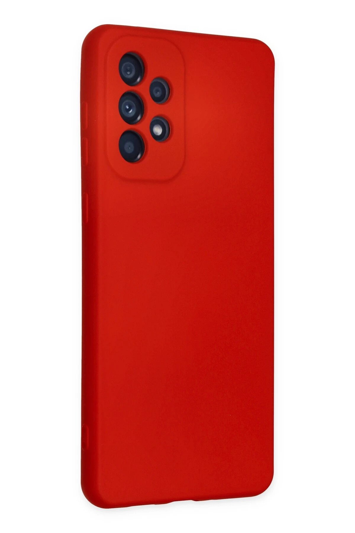 Newface Samsung Galaxy A23 4G Kılıf Nano içi Kadife Silikon - Kırmızı