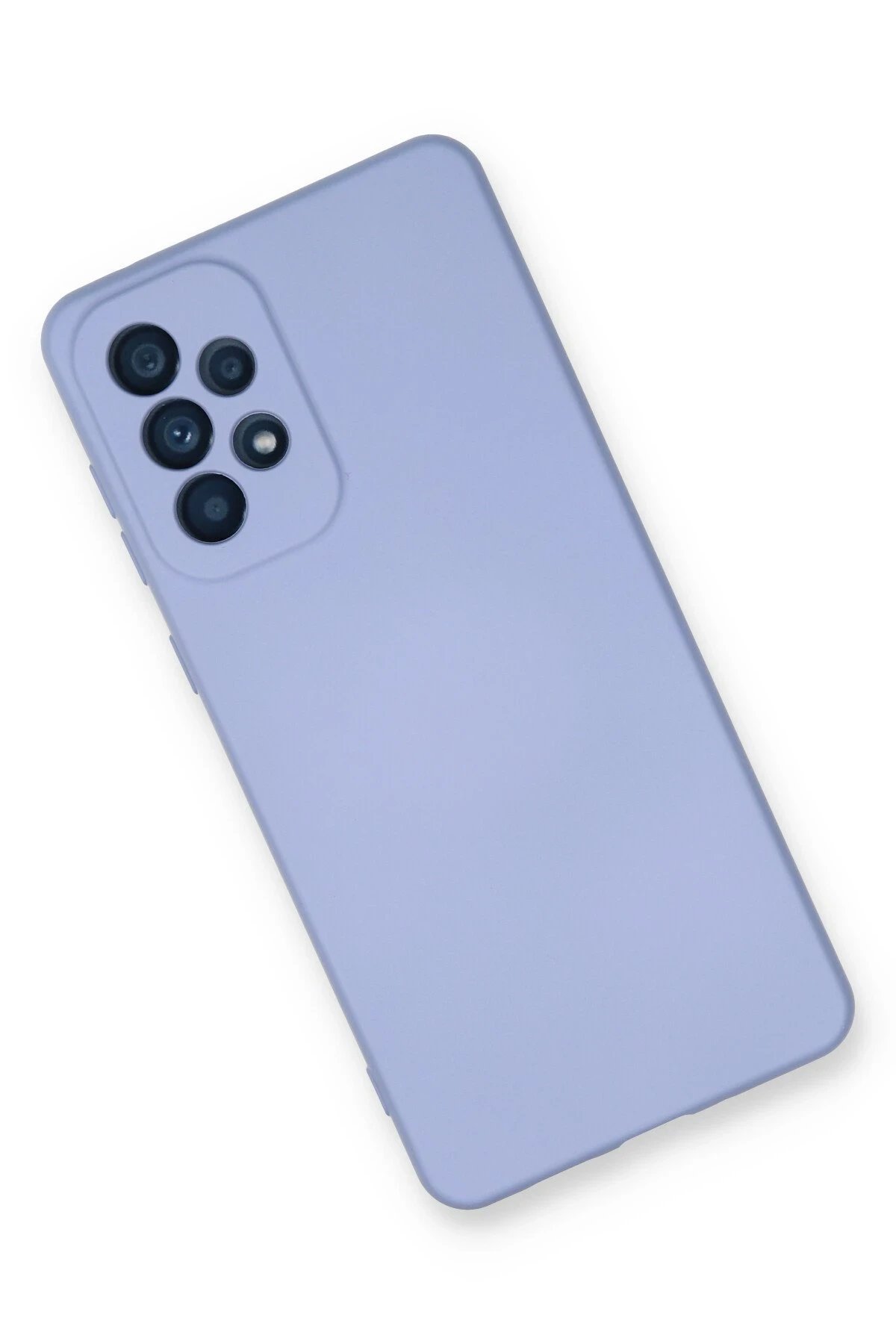 Newface Samsung Galaxy A33 5G Kılıf Nano içi Kadife Silikon - Lila