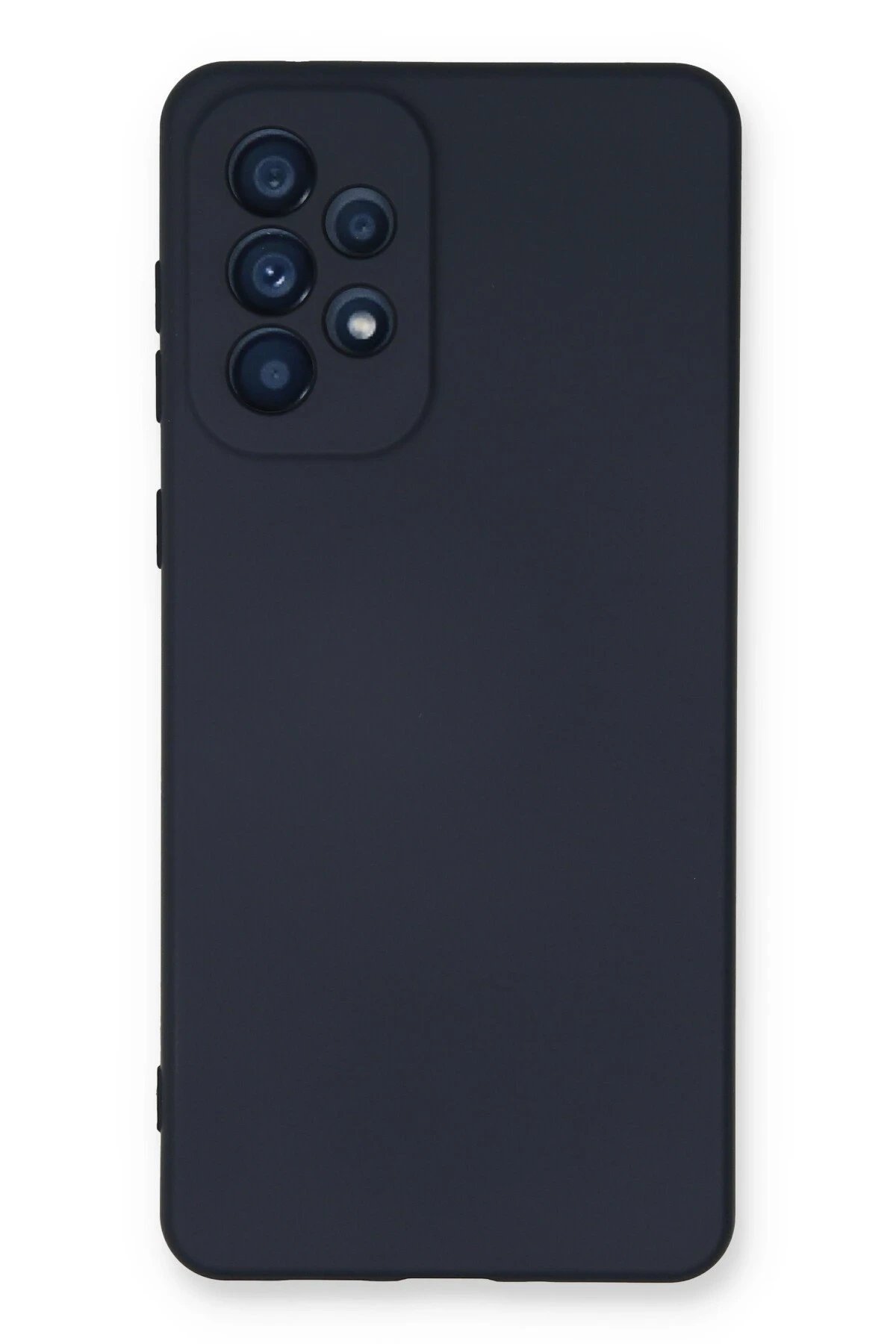 Newface Samsung Galaxy A53 5G Kılıf Nano içi Kadife Silikon - Lacivert