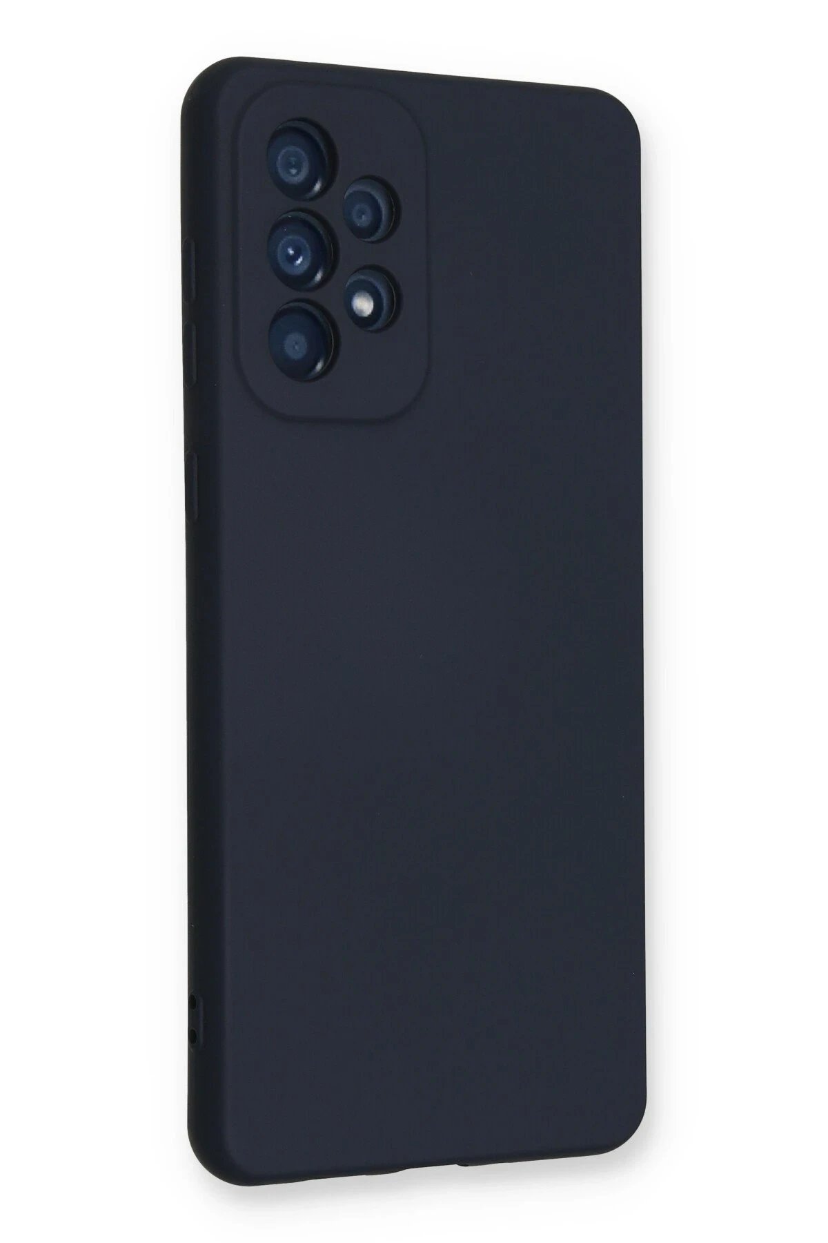 Newface Samsung Galaxy A53 5G Kılıf Nano içi Kadife Silikon - Lacivert