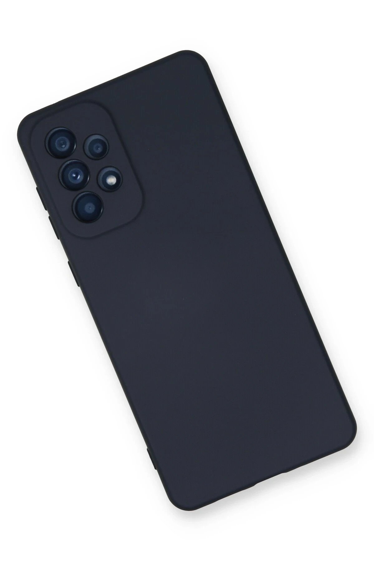 Newface Samsung Galaxy A53 5G Kılıf Nano içi Kadife Silikon - Lacivert