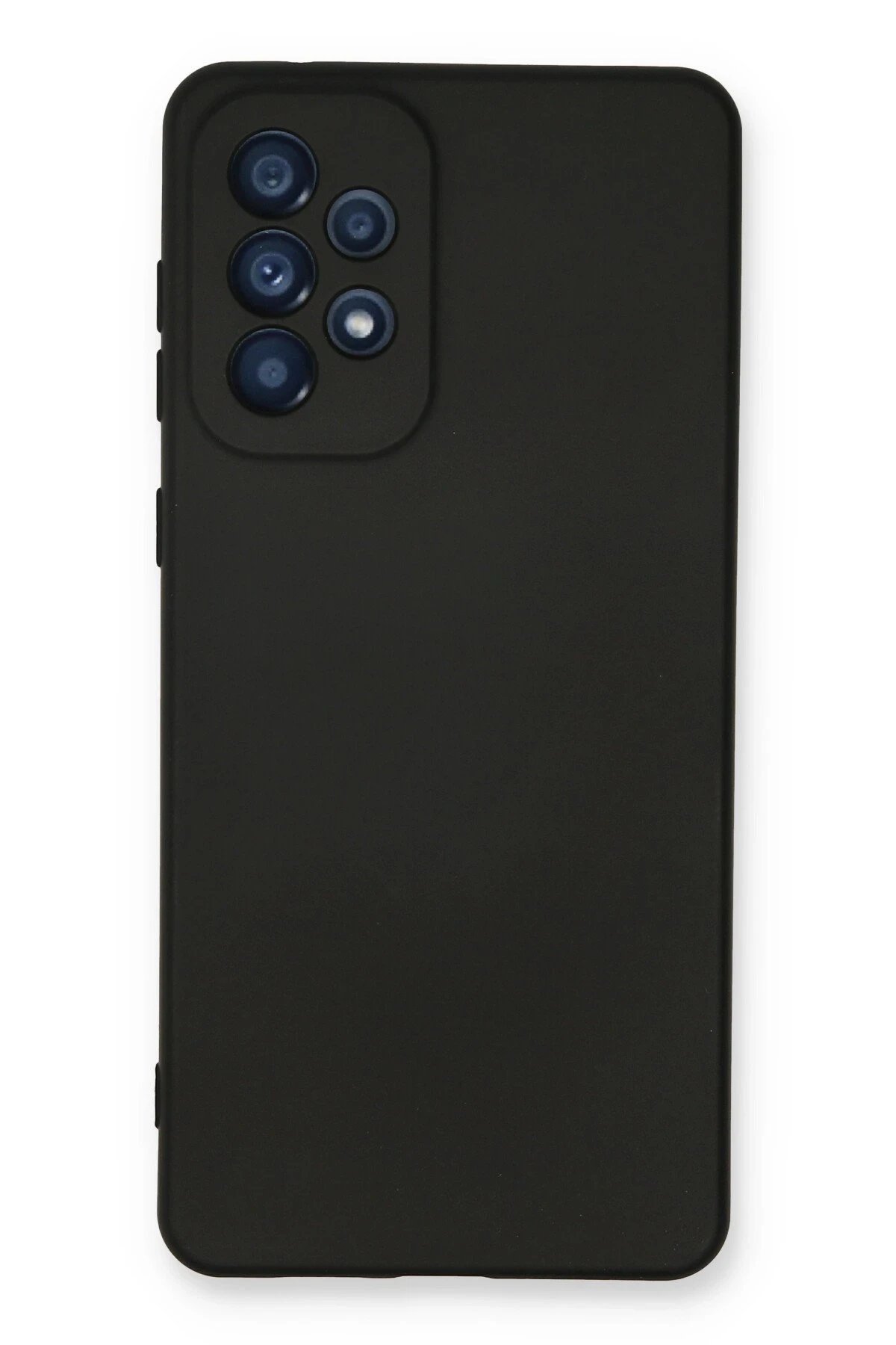 Newface Samsung Galaxy A73 5G Kılıf Nano içi Kadife Silikon - Siyah