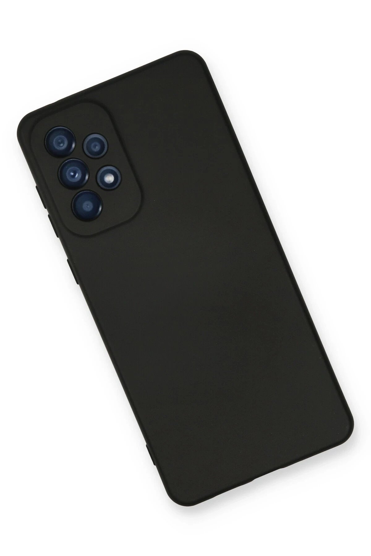 Newface Samsung Galaxy A73 5G Kılıf Nano içi Kadife Silikon - Siyah